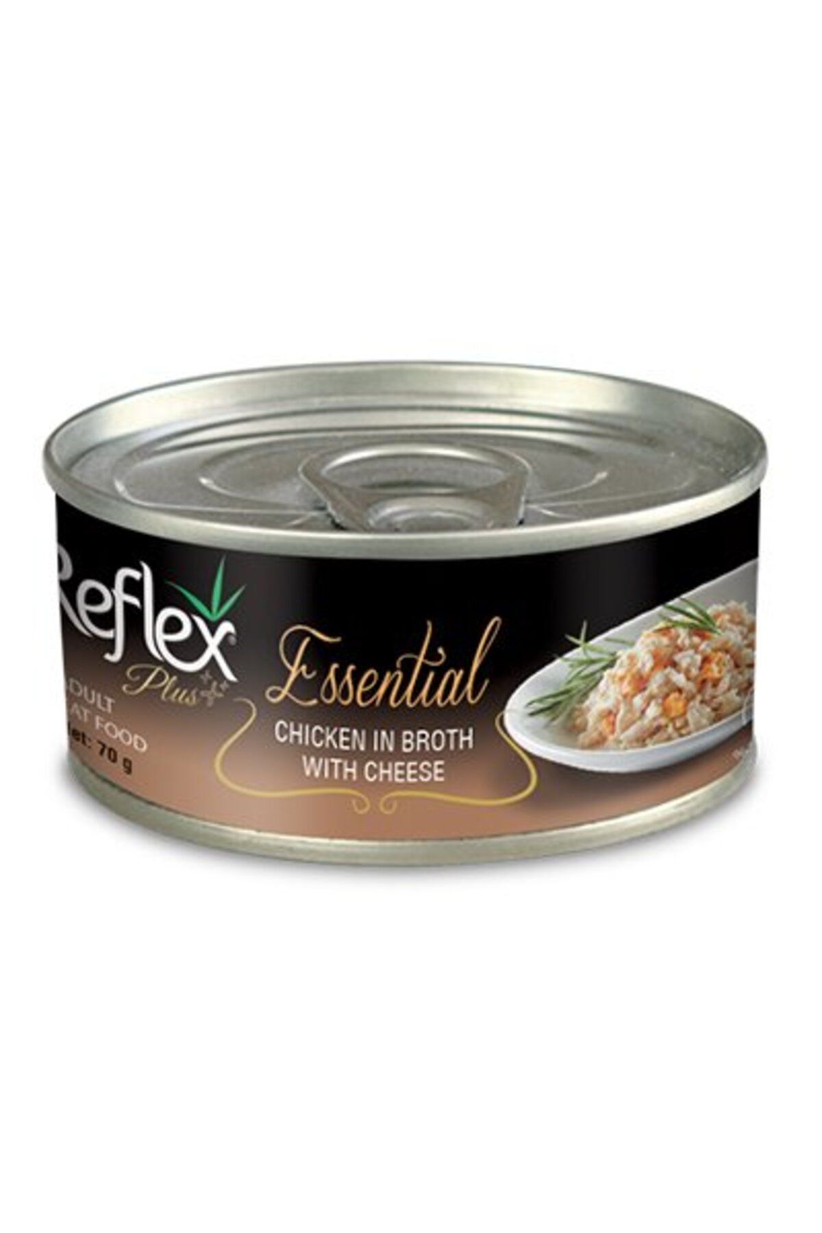 Reflex Plus Tavuk ve Peynirli Yetişkin Kedi Konservesi 70 Gr - Farmapets