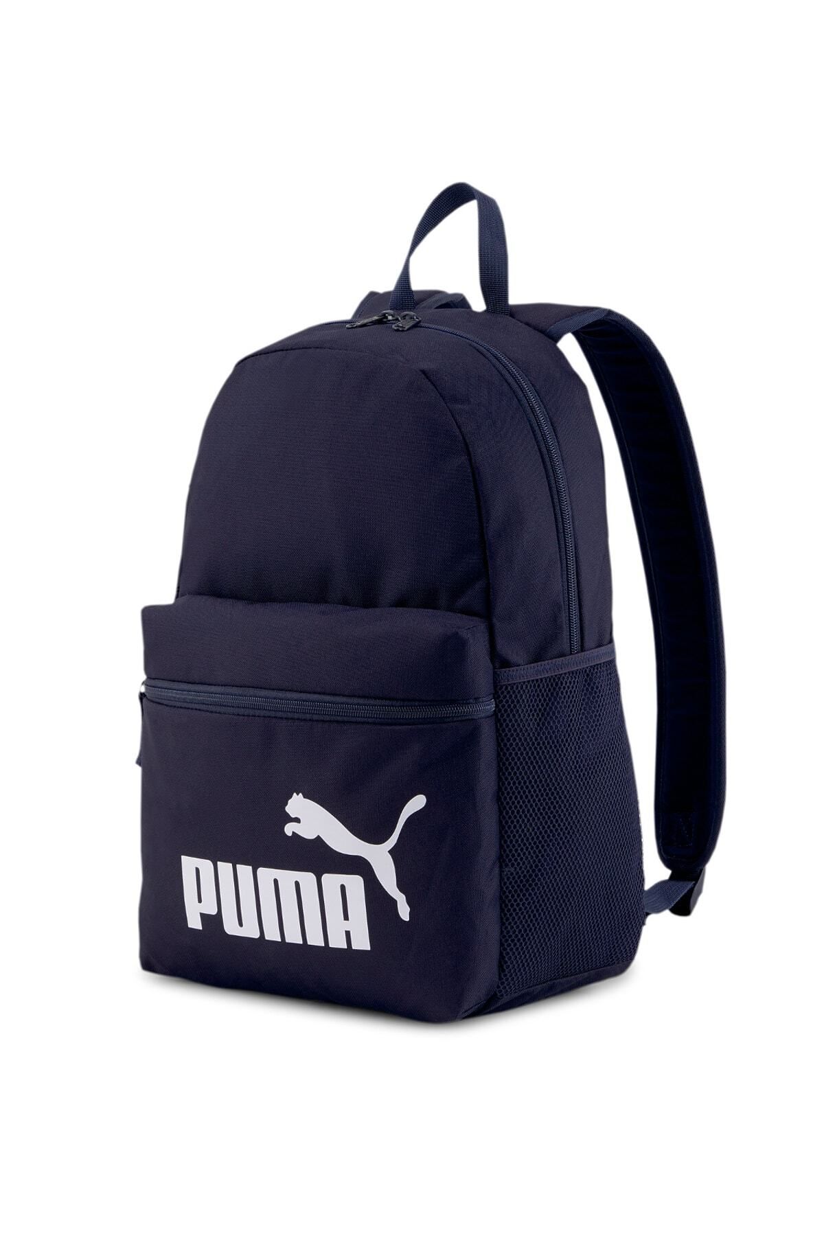 Puma Phase Backpack - Unisex Lacivert Sırt Çantası 44x30x14