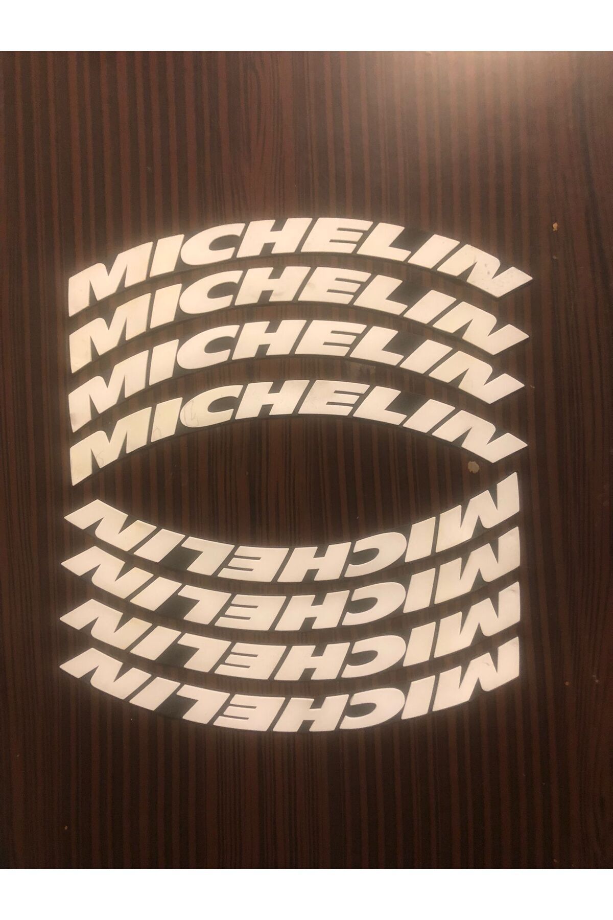 Kingstar Michelin Motosiklet Ve Otomobil Uyumlu Lastik Yazısı Sticker Arma