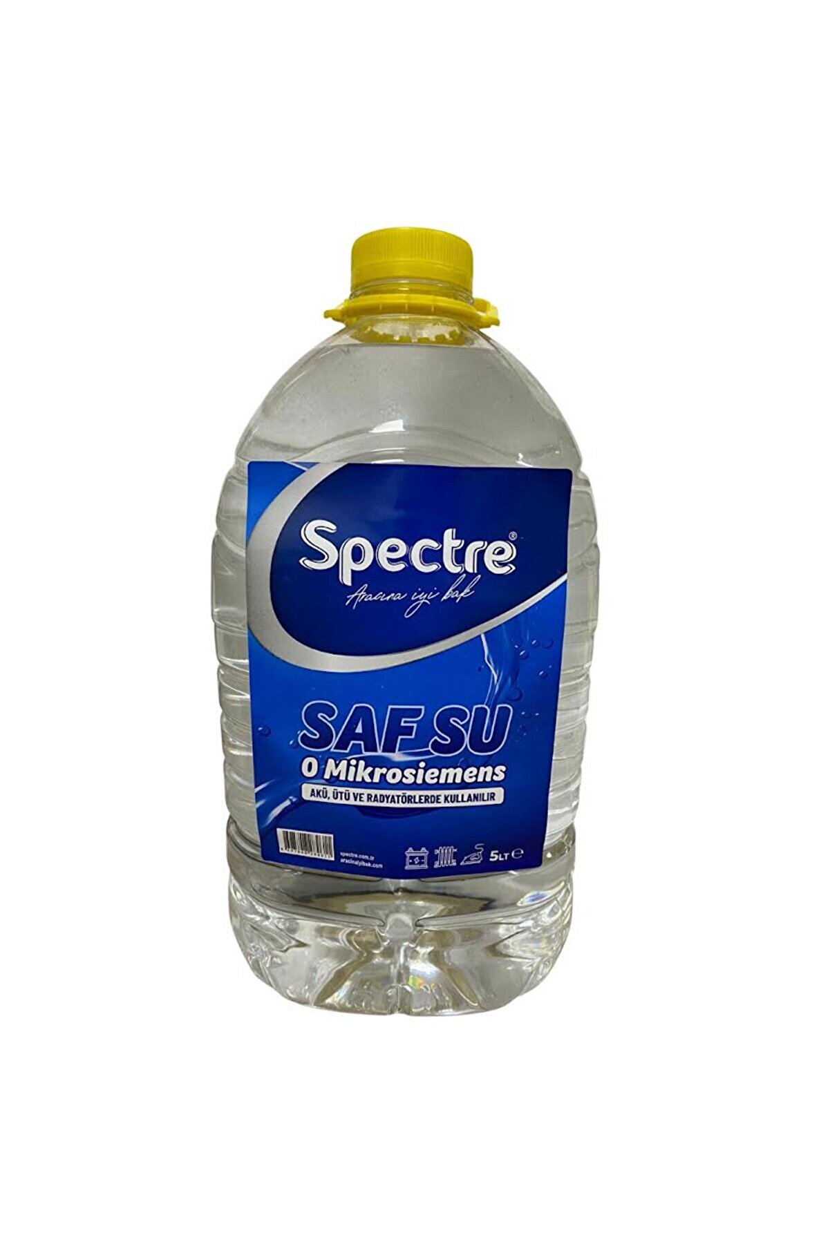 SPECTRE Distile Saf Su 5 Litre Ütü-akü-antifriz Tamamlama Suyu