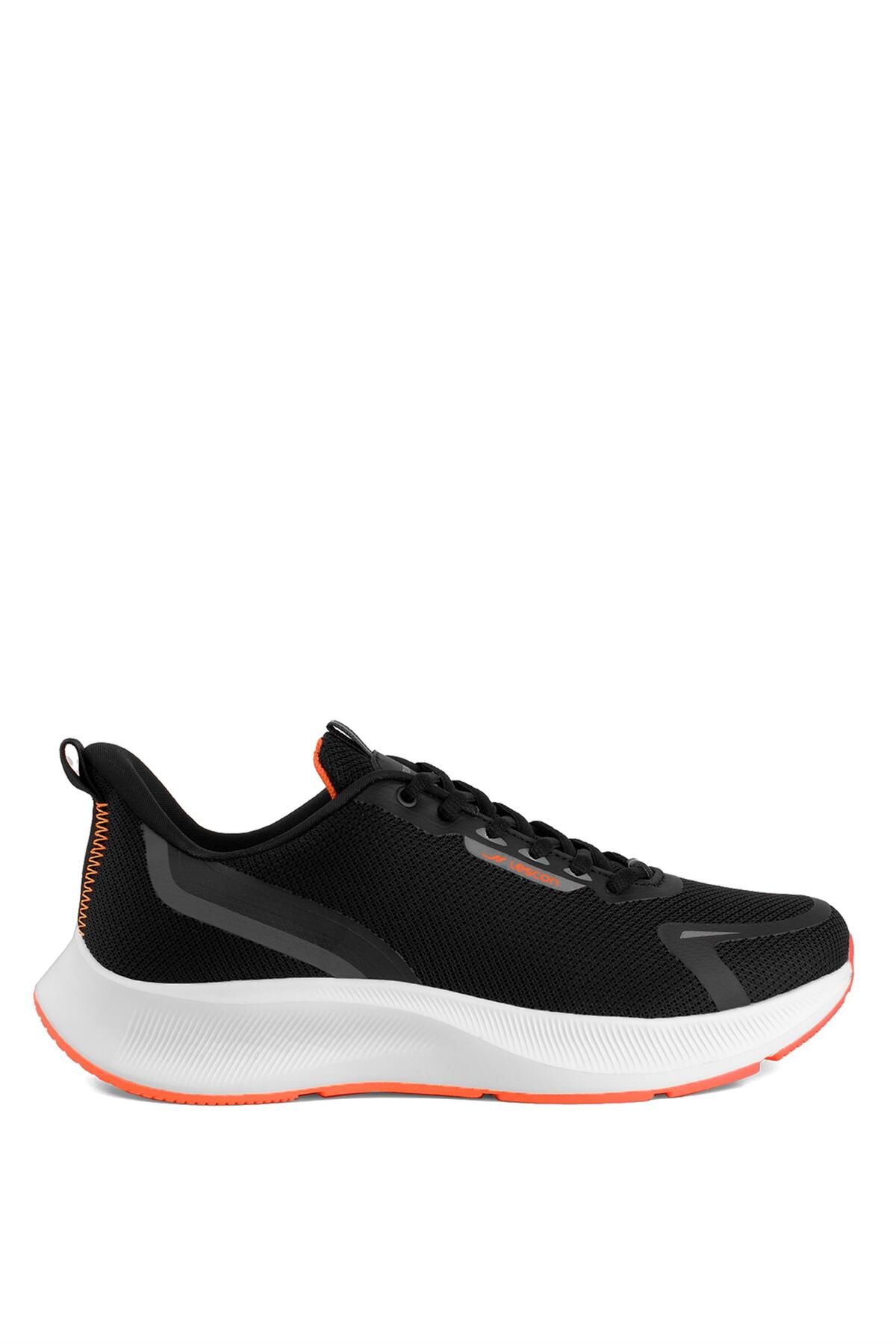 Lescon 23NAE00GYMRM Gym-Runner Erkek Spor Ayakkabı Siyah - Turuncu