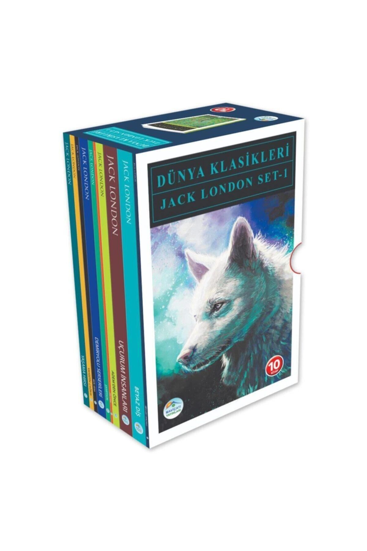 Mavi Çatı Yayınları Jack London Seti 10 Kitap Dünya Klasikleri Maviçatı Yayınları