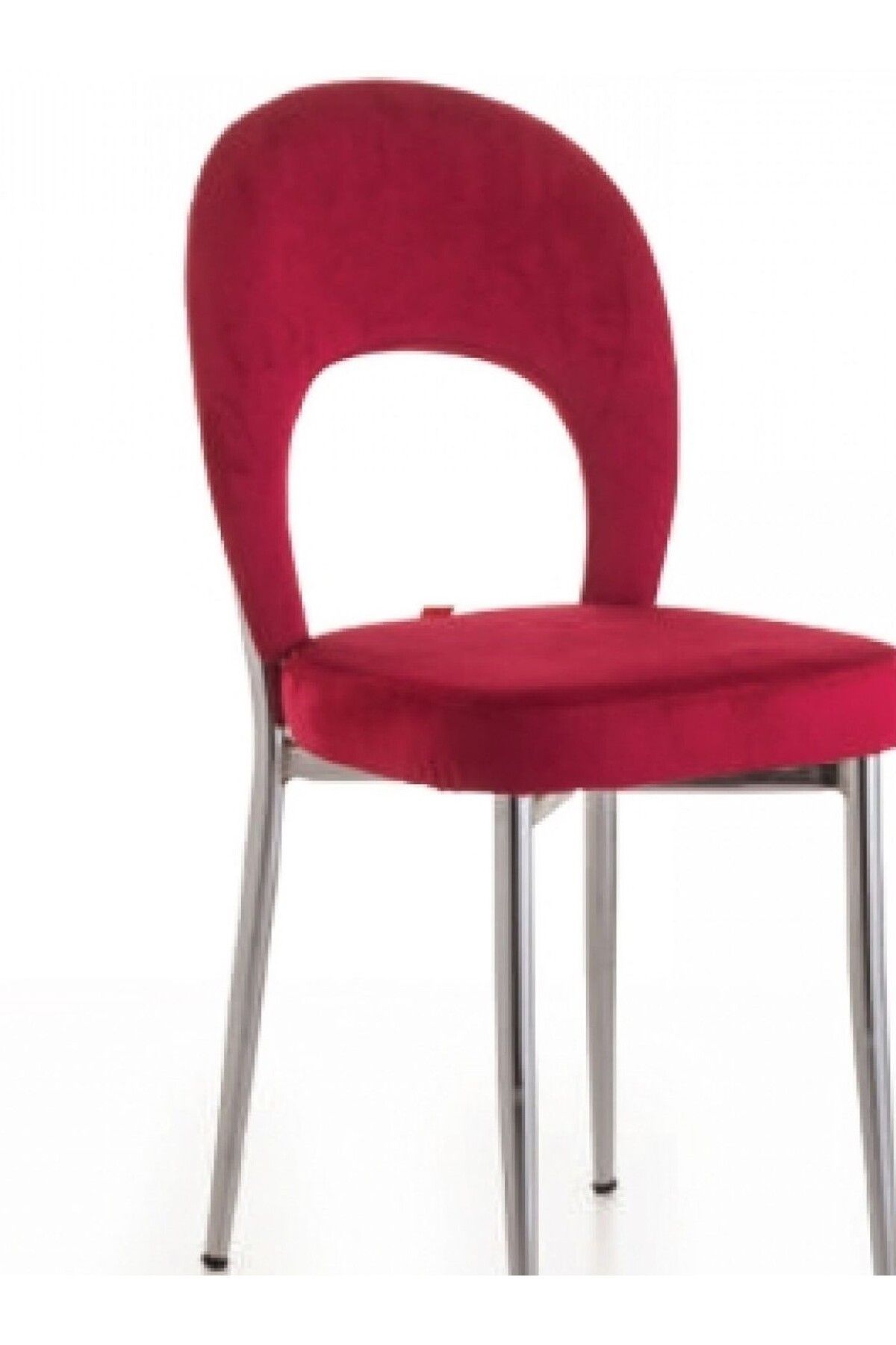 BENGİ TİCARET Sandalye St Ay Metal Çelik Nikelaj Ayak Ortopedik Babyface Kumaş 1ad El Yapım