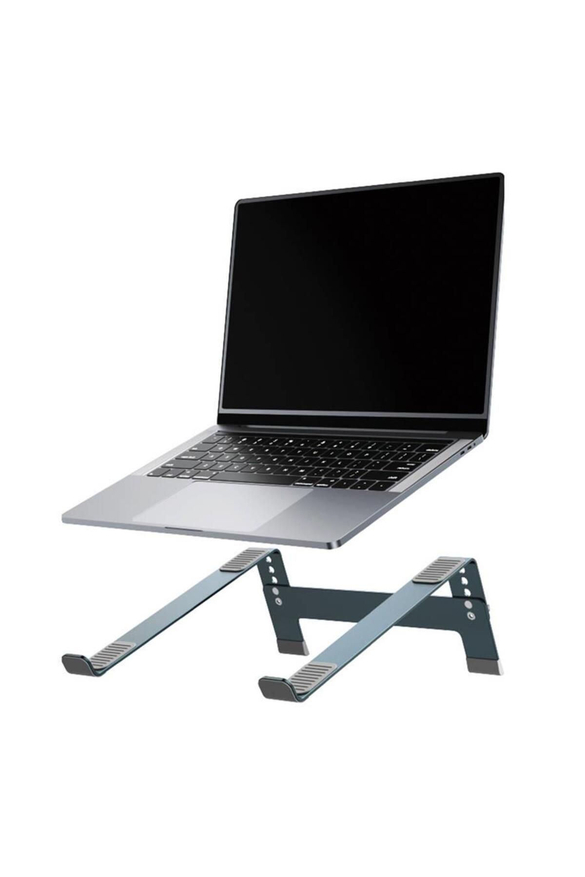Baseus Alüminyum 11-18inch 4 Kademe Yükseklik Ayarlı Laptop Standıı Tablet Macbook Standı Kaydırmaz