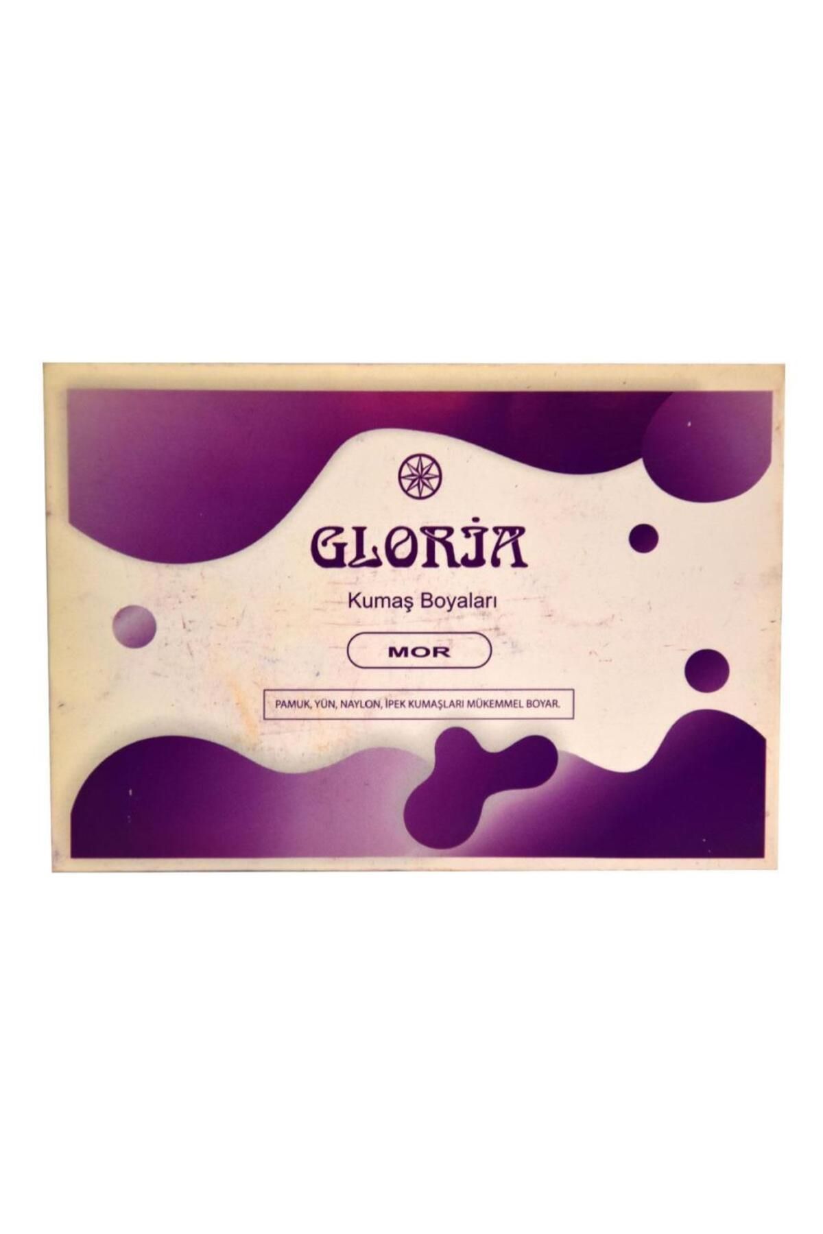 Gloria Mor Renk Pamuk Yün Naylon Ipek Kumaş Boyası 10gr Paket