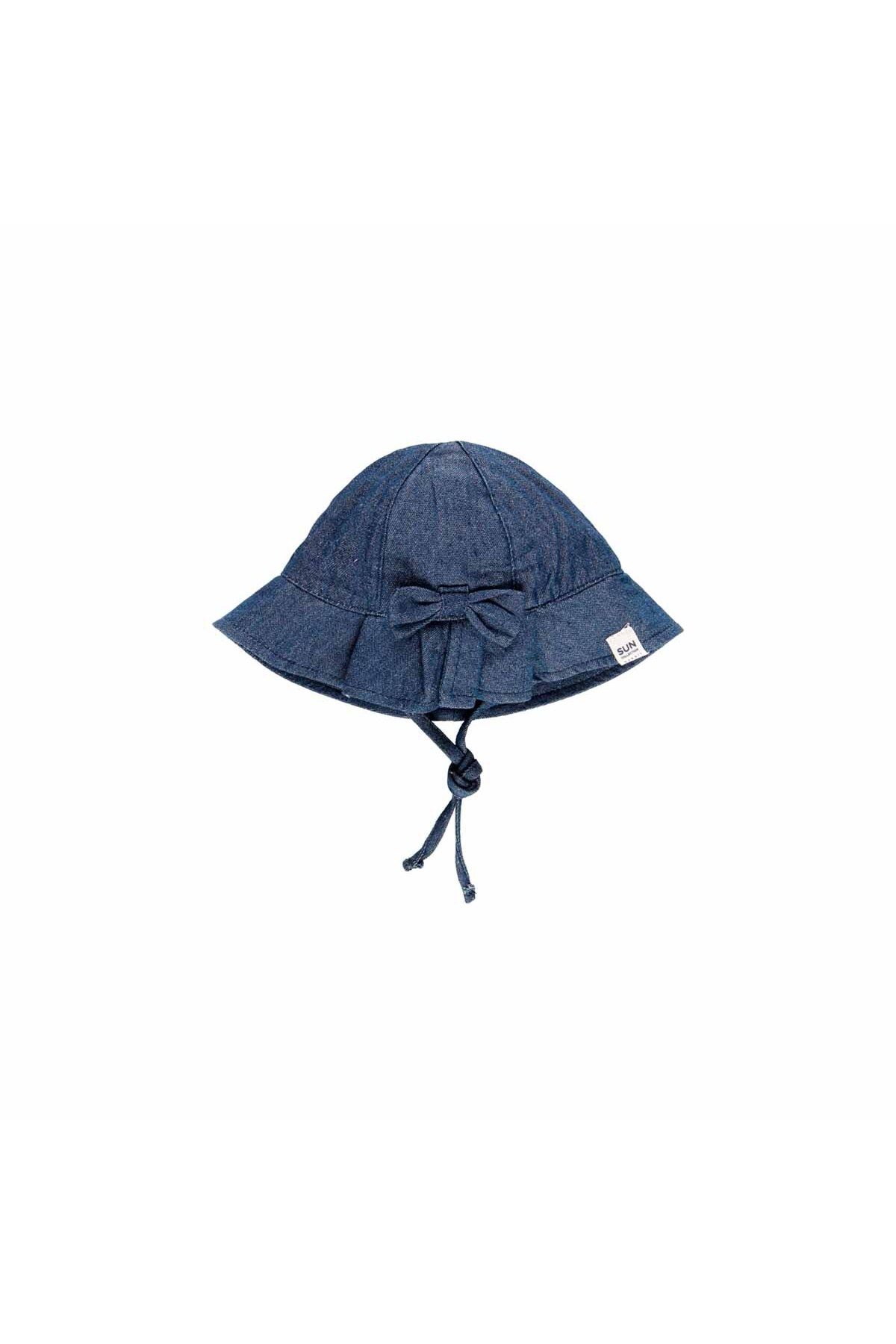 Boboli Kız Bebek Şapka Mavi