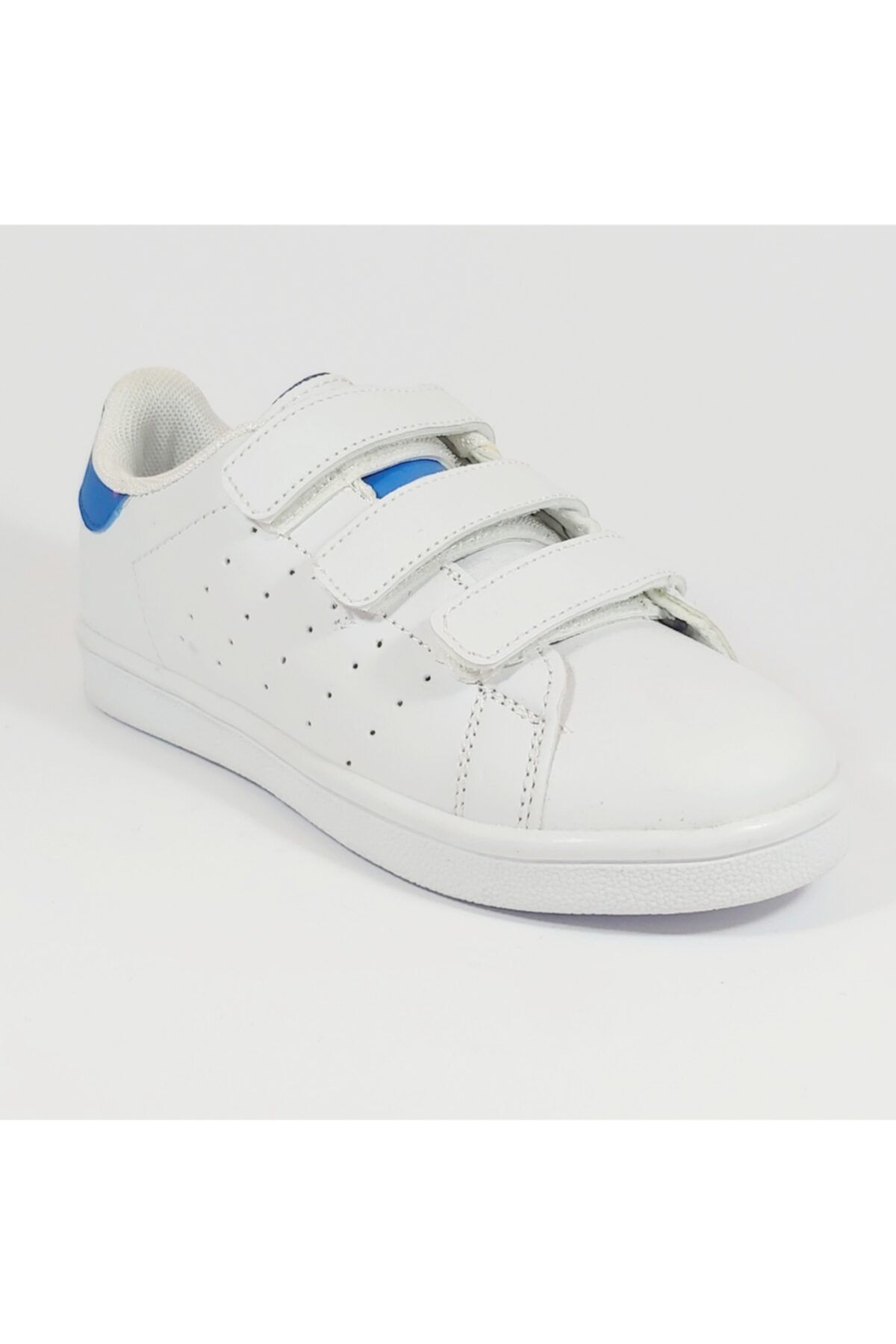 Minican Mini Can F212 Beyaz Mavi Stan Smith Spor Ayakkabısı