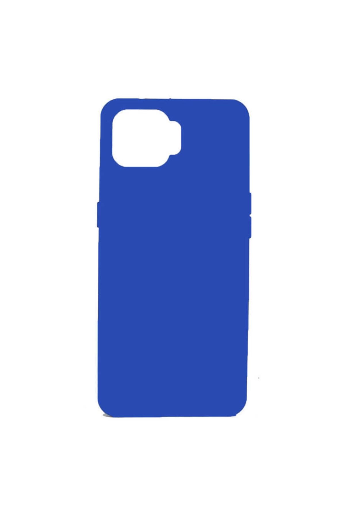 Nezih Case Reno 4 Lite Uyumlu (soft Tasarım) Silikon Kılıf Mavi