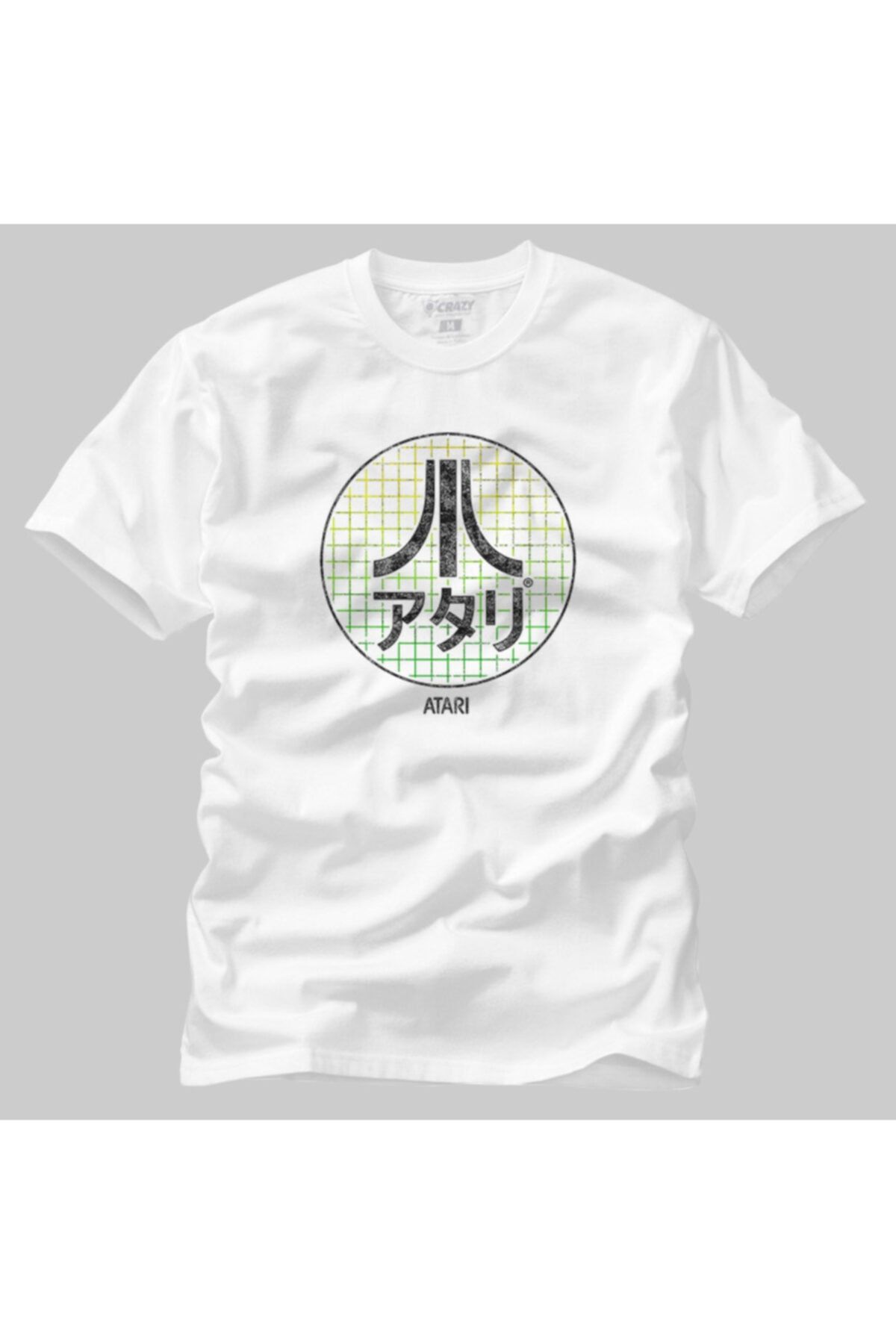 Crazy Atari Japanese Grid Erkek Tişört