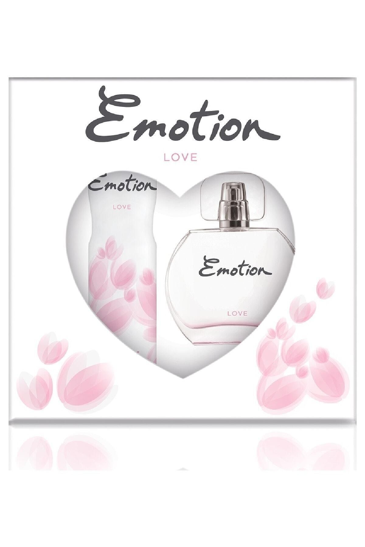 Emotion Deodorant Seti Love Edt 50 ml Kadın Parfüm 150 ml