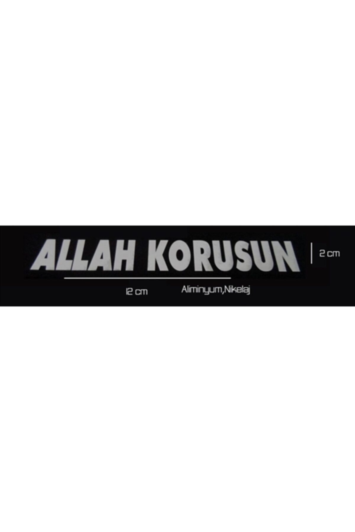 ModaCar Allah Korusun Aliminyum Sticker 428537