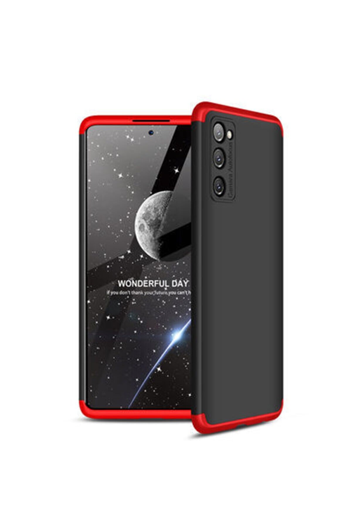 Fibaks Galaxy S20 Fe Kılıf 3 Parçalı 360 Korumalı Premium Sert Kapak