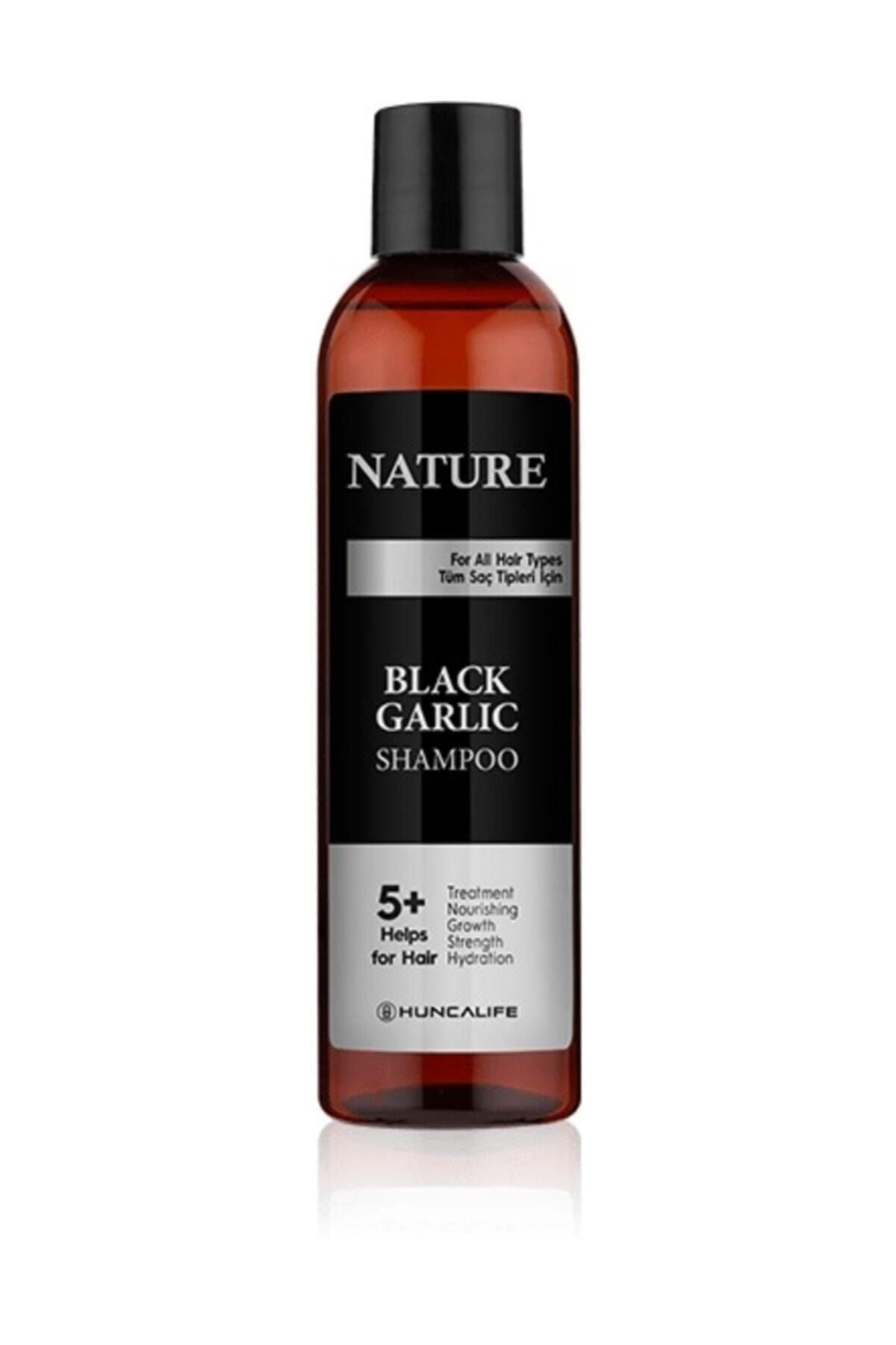 Huncalife Nature Saç Dökülmelerine Karşı Siyah Sarımsaklı Şampuan 350 ml