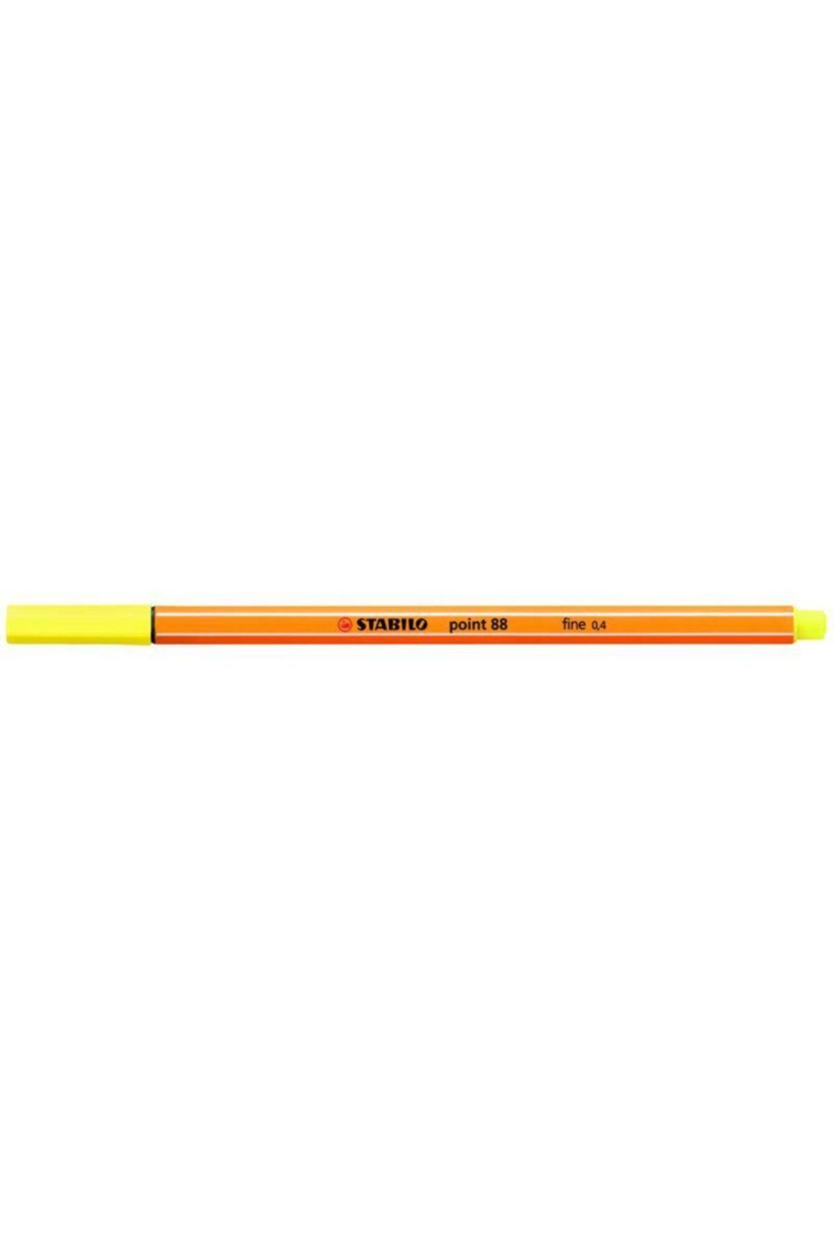Stabilo Point 88 İnce Uçlu Kalem 0.4 mm Floresan Sarı