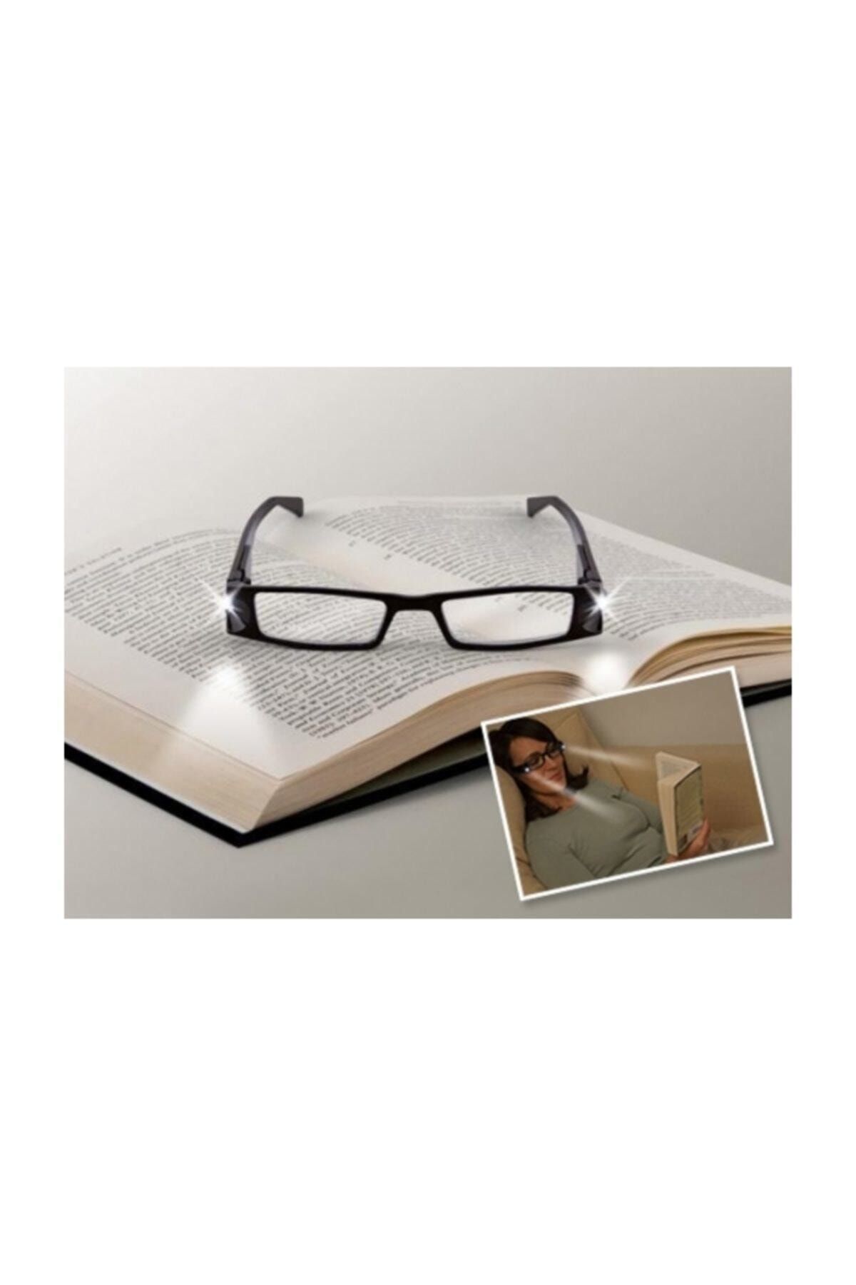 Pi İthalat Kitap Okuma Gözlüğü Led Işıklı