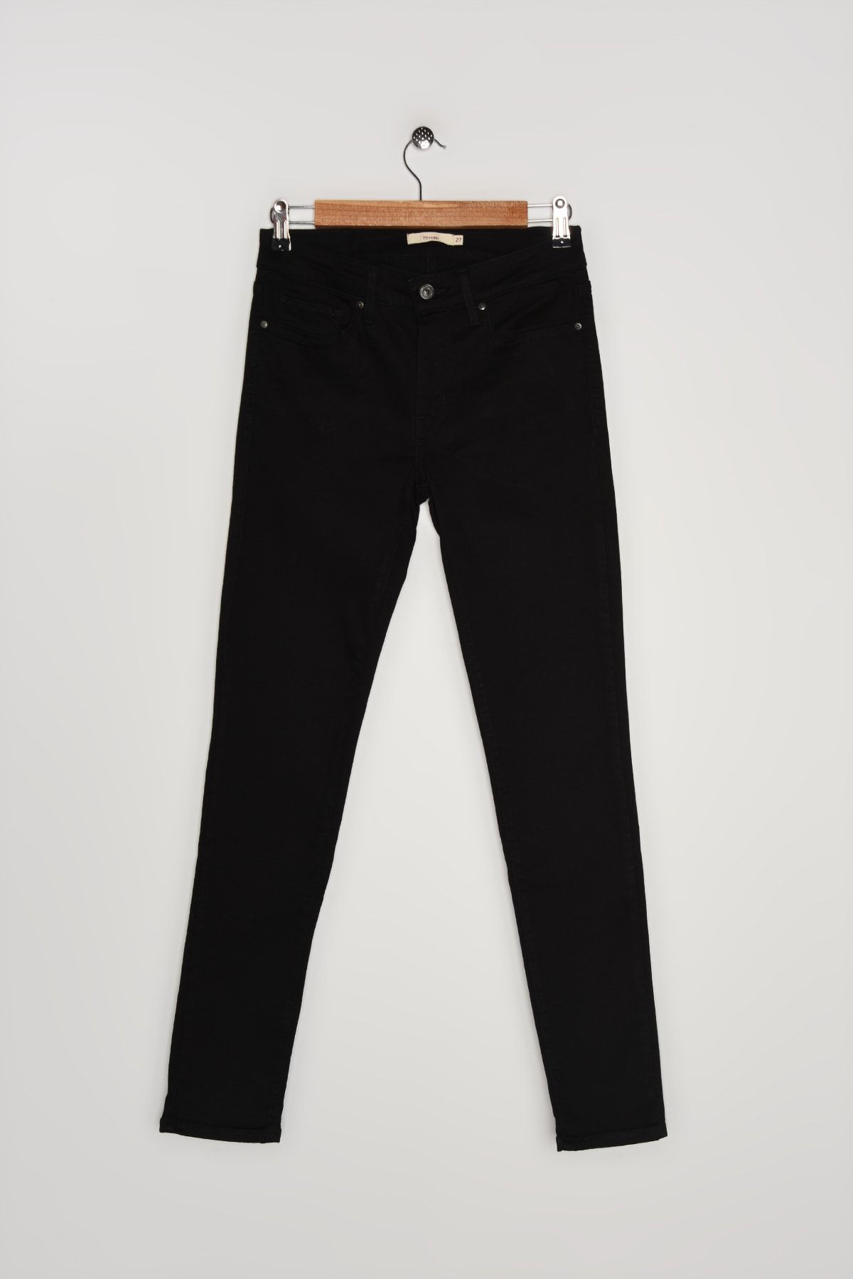 Levi's Kadın 711 Skınny Lse__Soft Black Jeans 18881-0618