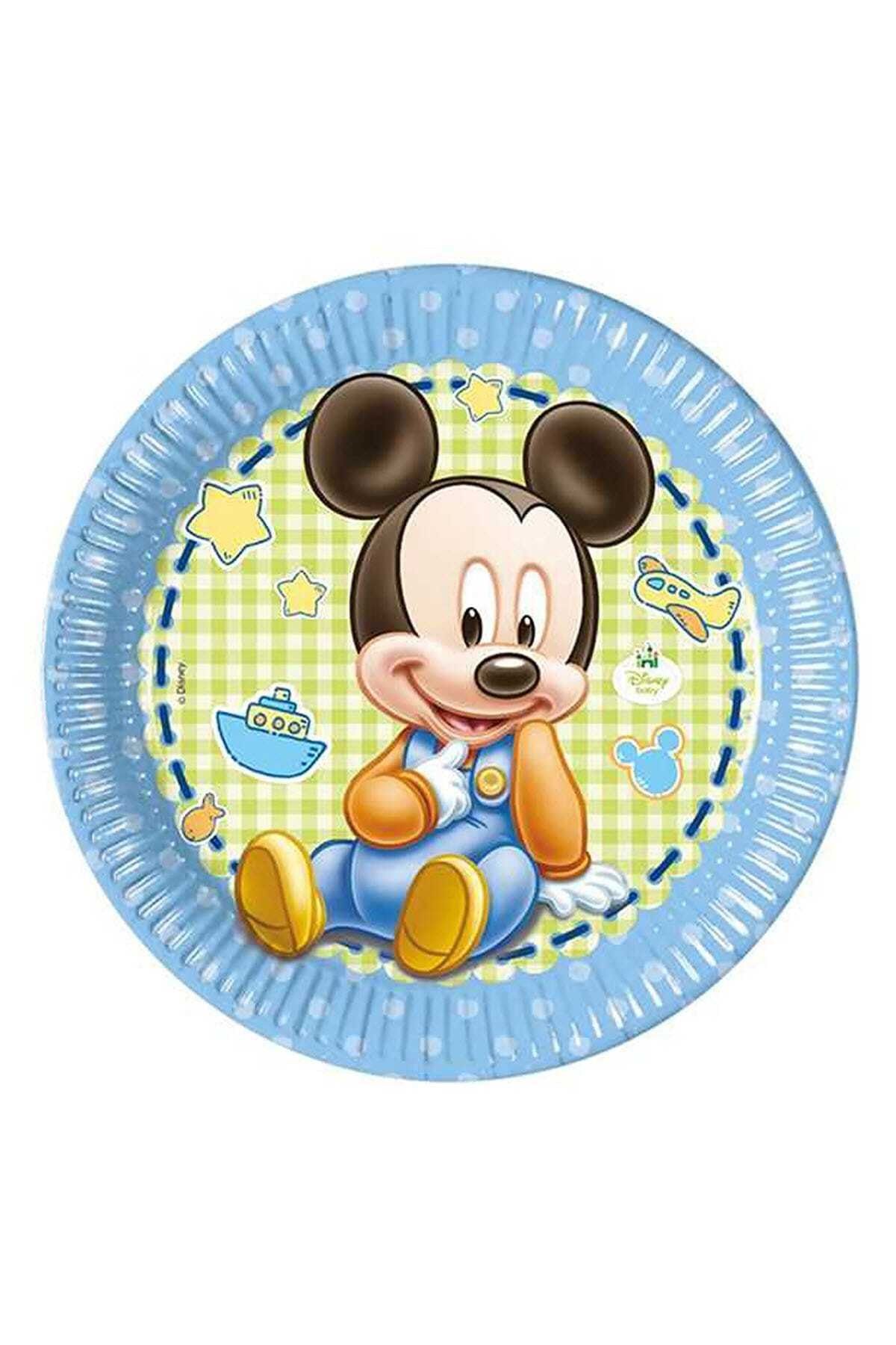 Party Tabak Mickey Disney Baby 23Cm Pk:8-25