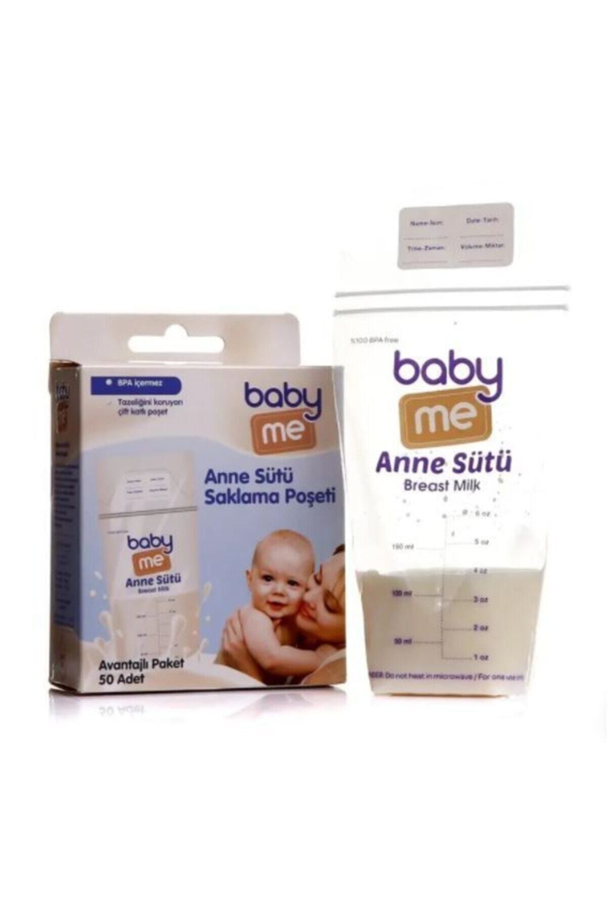 Baby Me Baby Me Anne Sütü Saklama Poşeti 50 Adet