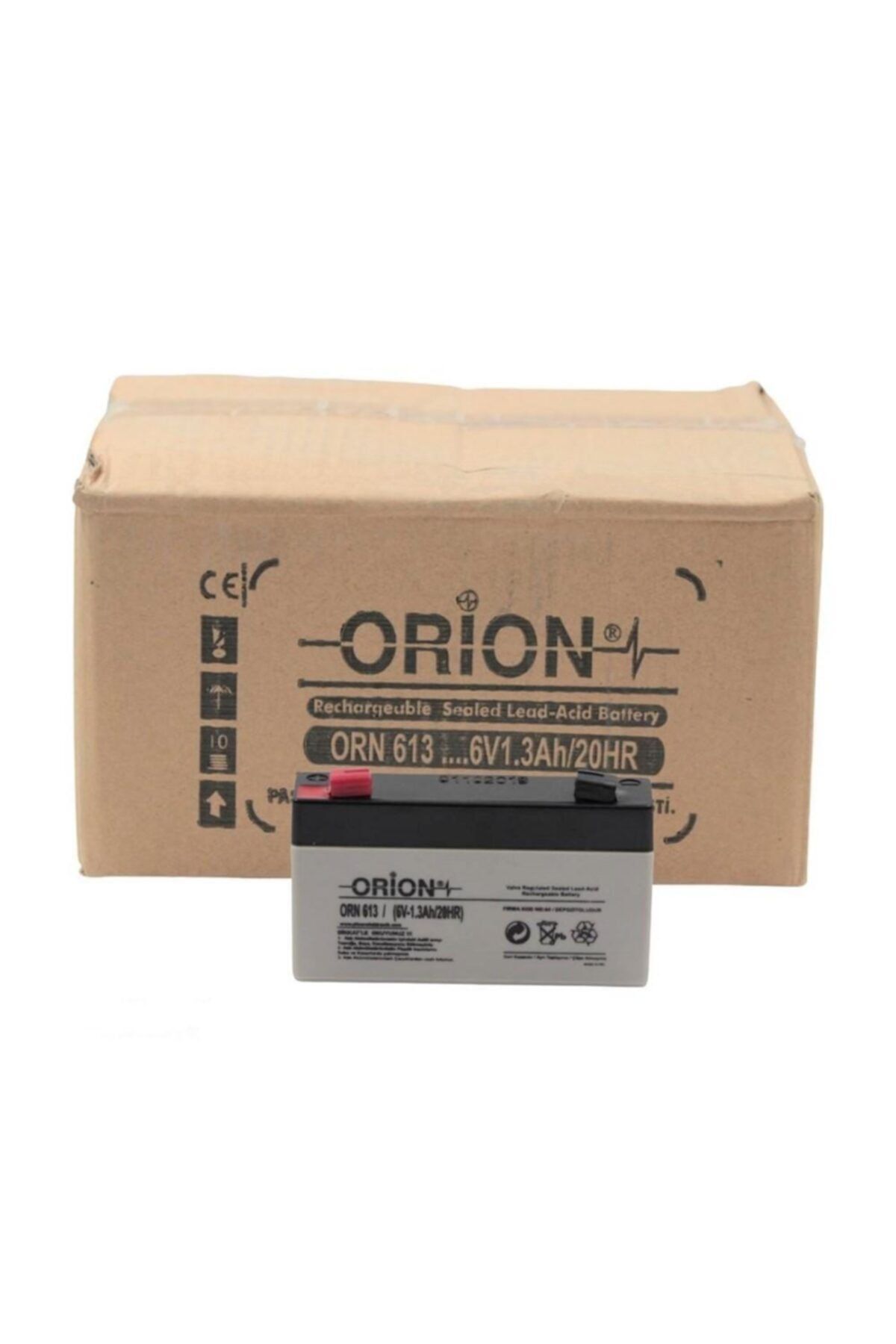 Orion Orn613 6v 1.3ah 40 Adet Bakımsız Kuru Akü