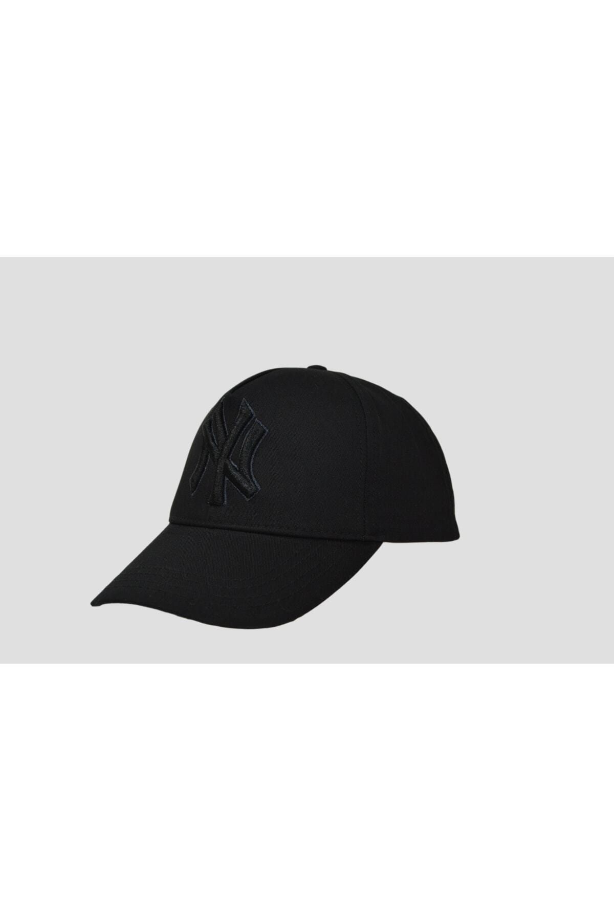 NuxFah Ny New York Unisex Siyah Şapka