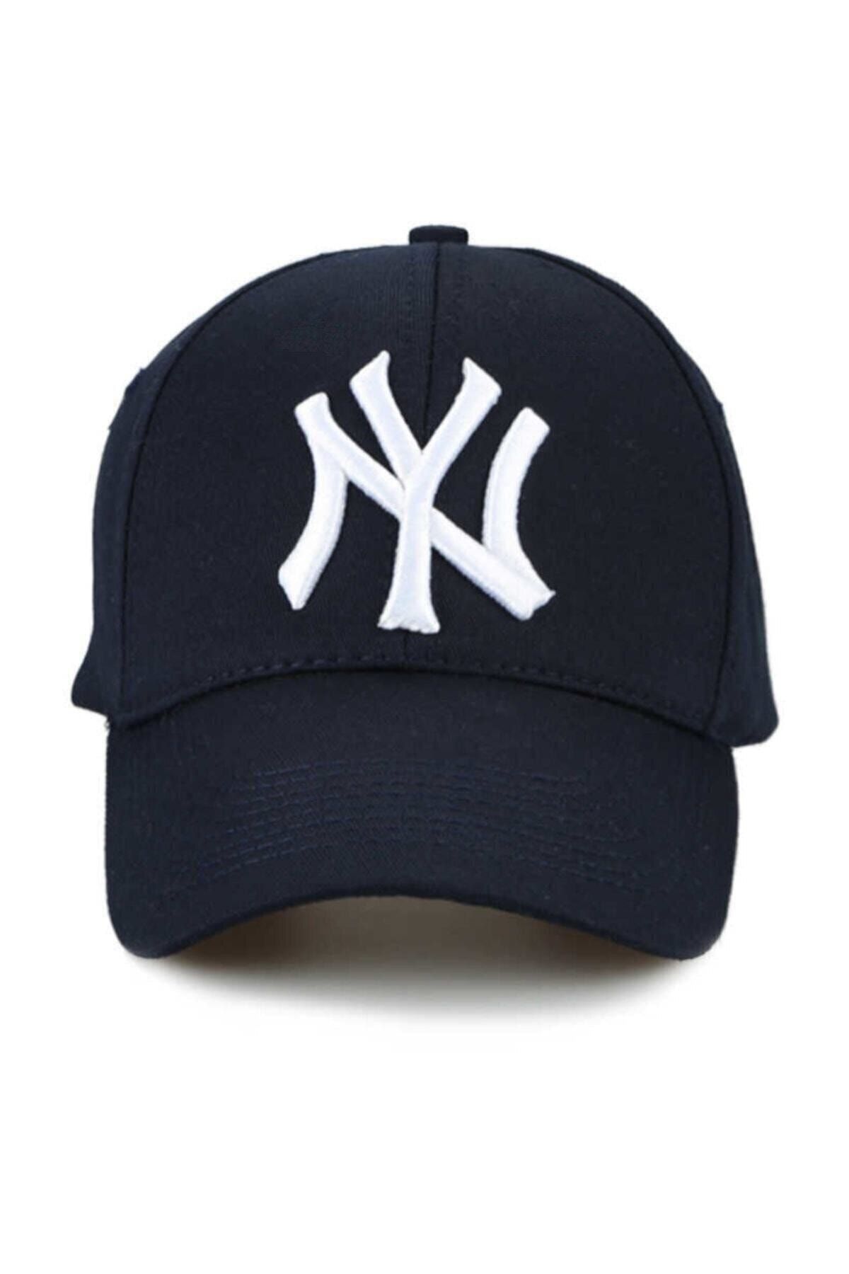 NuxFah Ny New York Şapka Unisex Lacivert Şapka