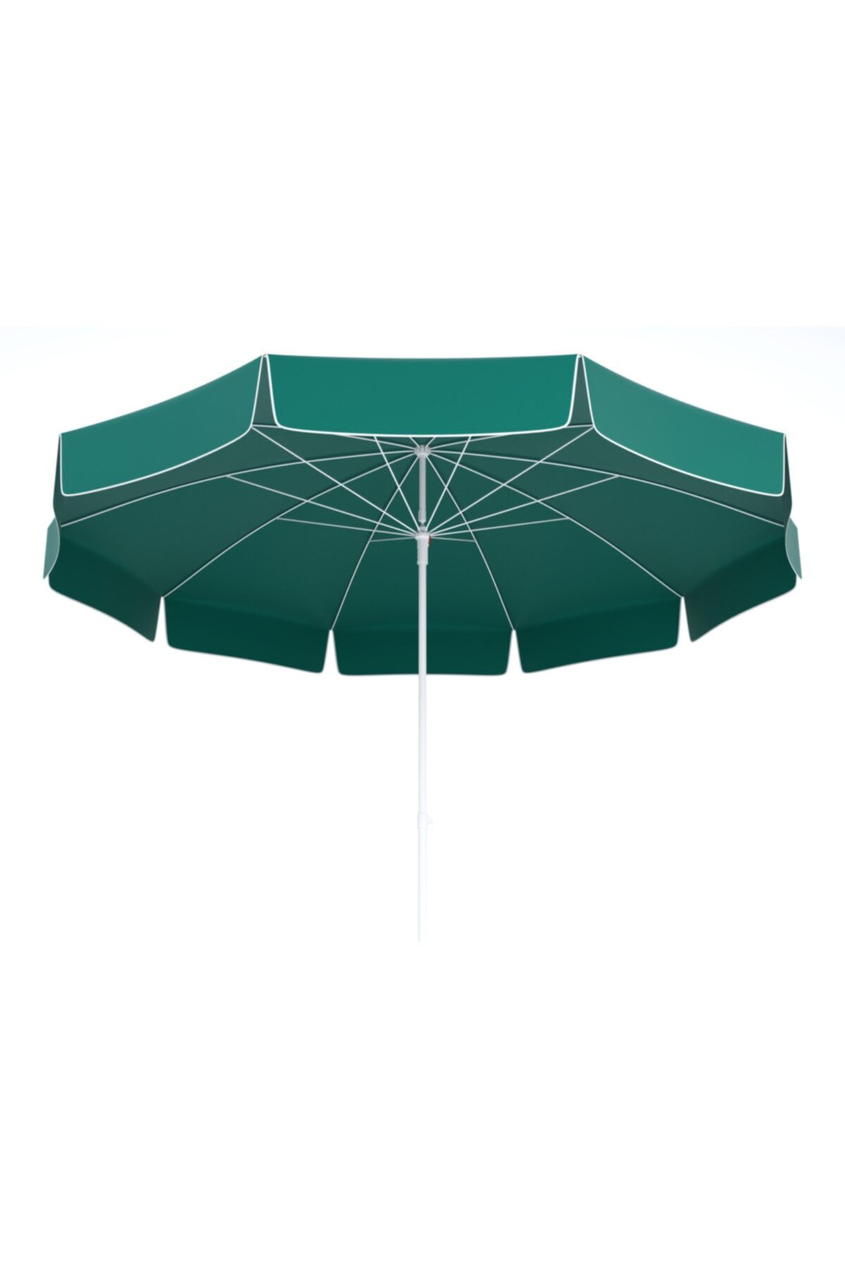 Tevalli Parasols Elite 200ø Taşıma Çantalı Polyester Plaj Şemsiye - Koyu Yeşil