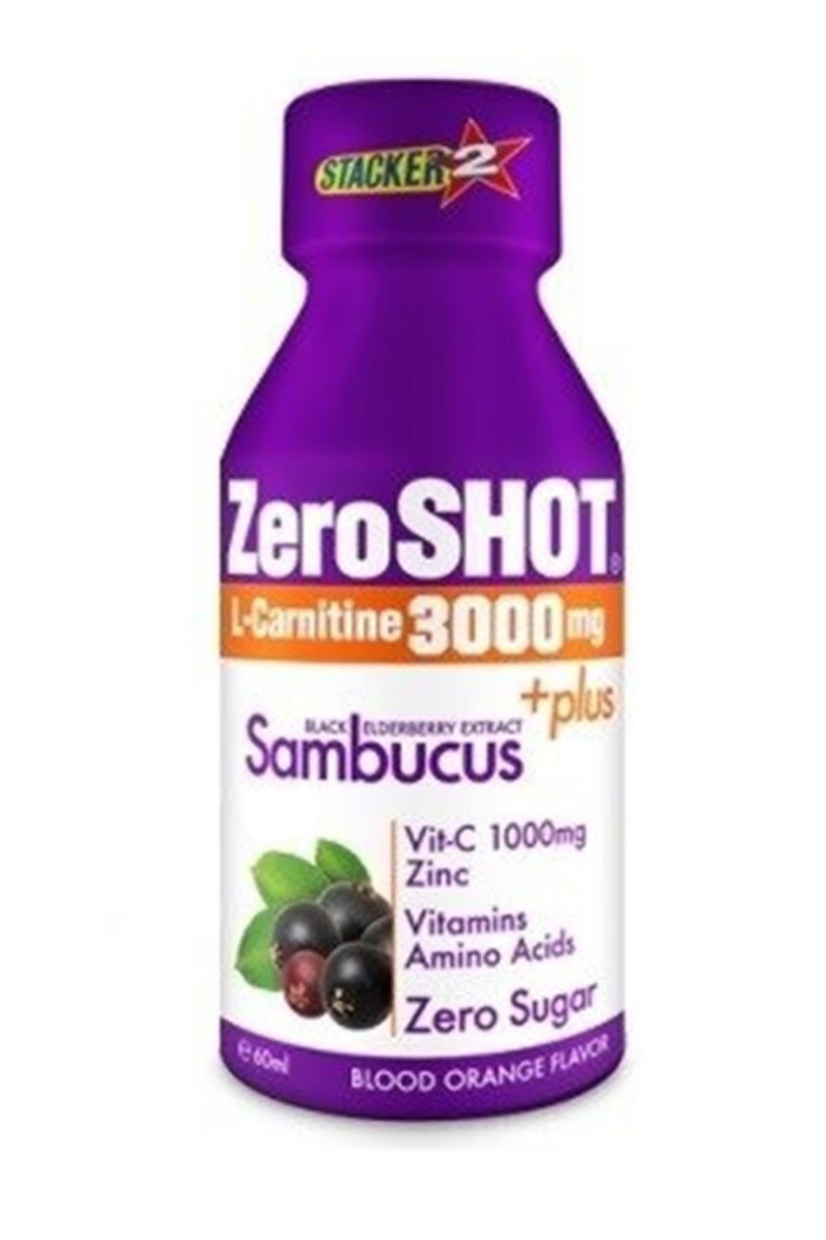 Zero Shot 3000 Mg Karnitin + Plus Sambucus 60 Ml 1 Adet