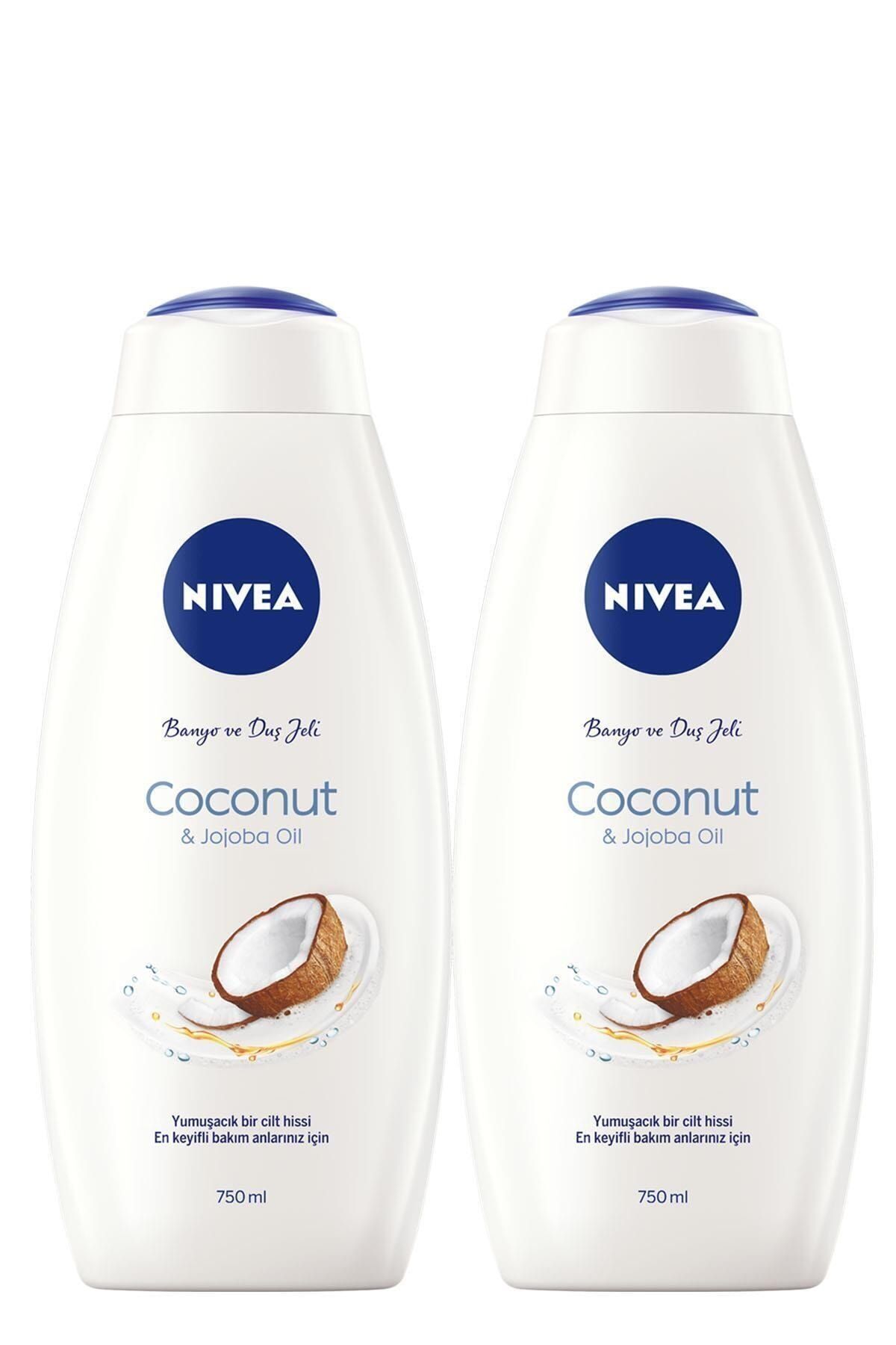 NIVEA Coconut 750 ml Duş Jeli x2