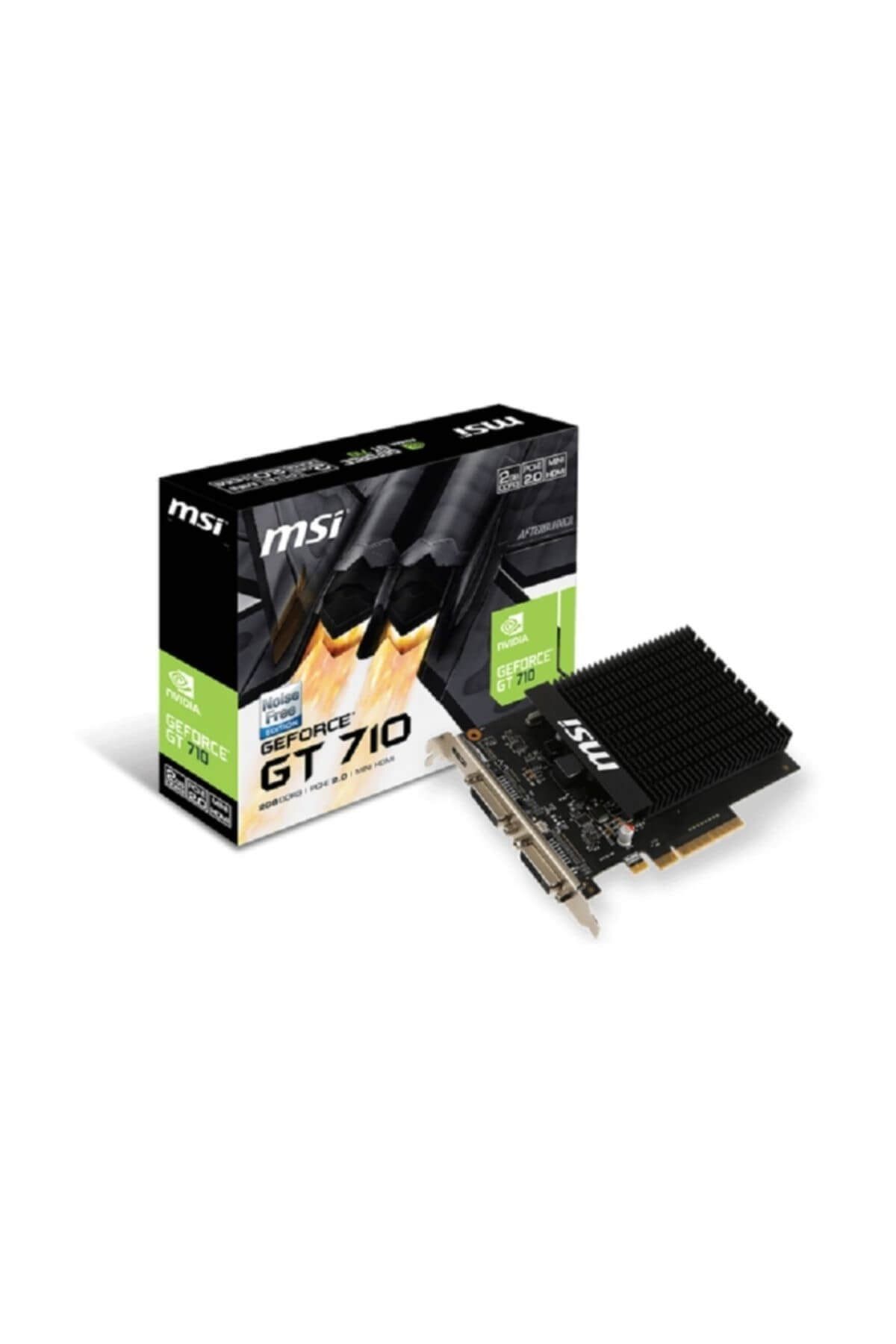 MSI GT 710 2GD3H LP GT710 2GB DDR3 64B (1XVGA 1XDVI 1XHDMI) Ekran Kartı