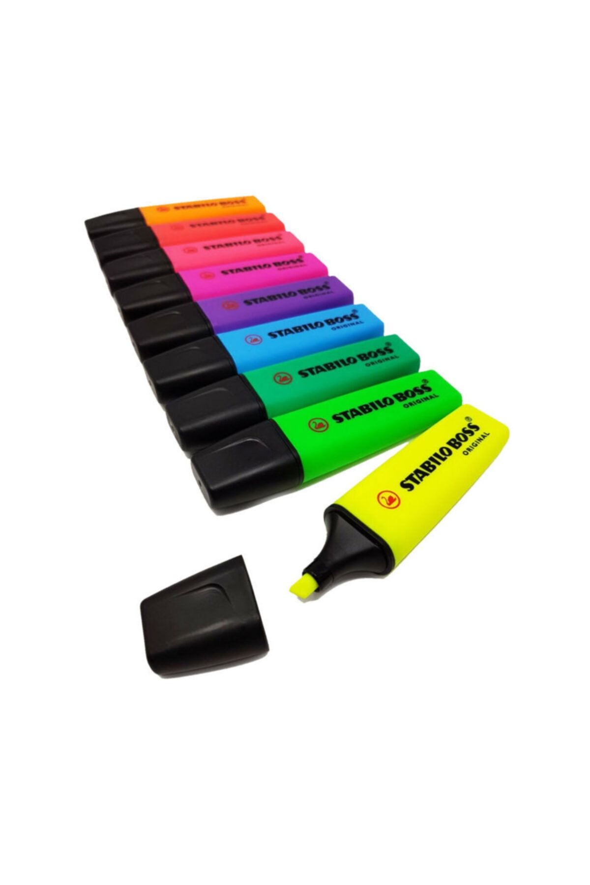Stabilo Boss Fosforlu Işaretleme Kalemi Canlı Renkler 9'lu Set