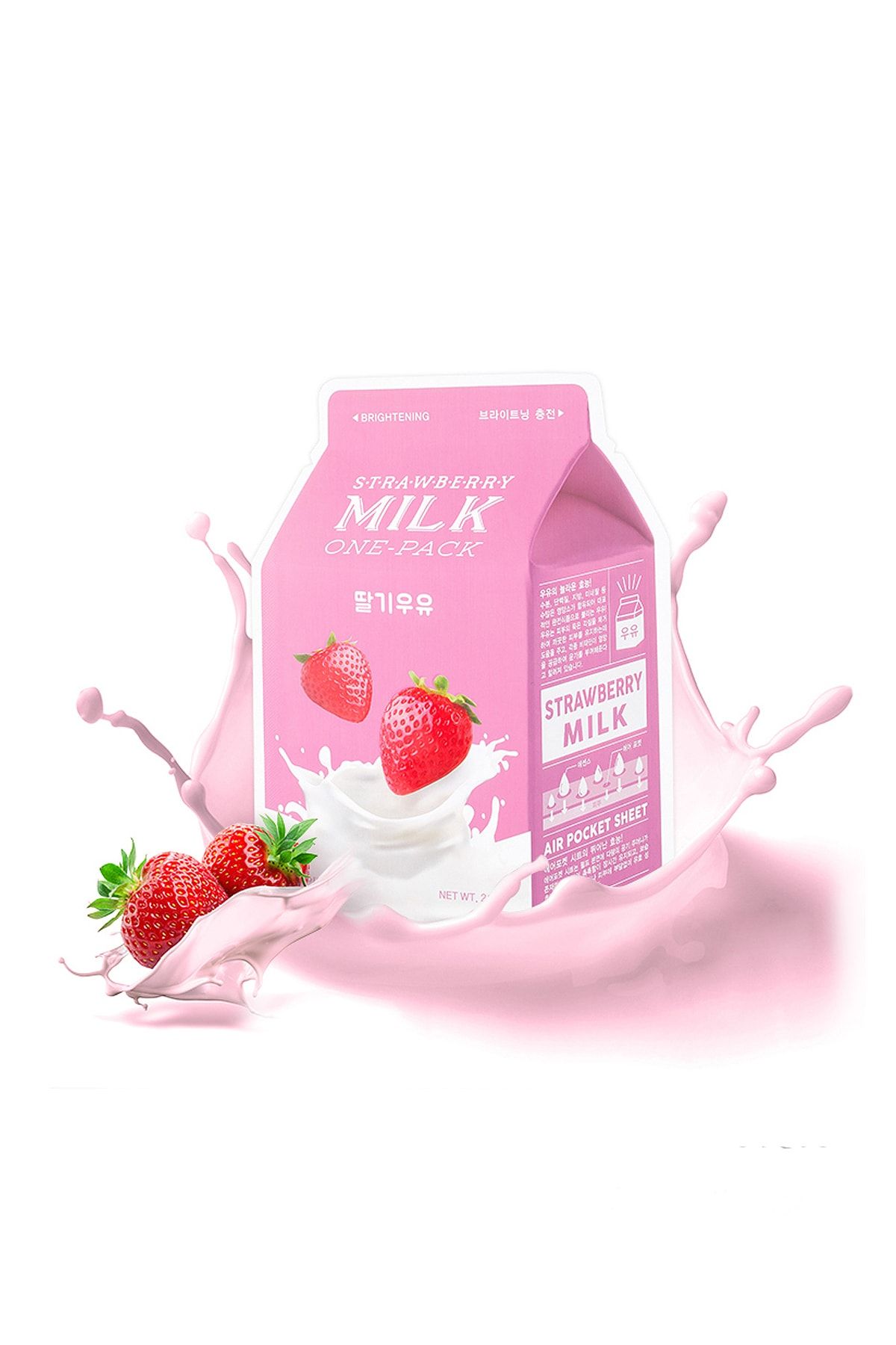 Missha Aydınlatıcı Yaprak Maske(ÇİLEK-SÜT) Apieu Strawberry Milk One-pack