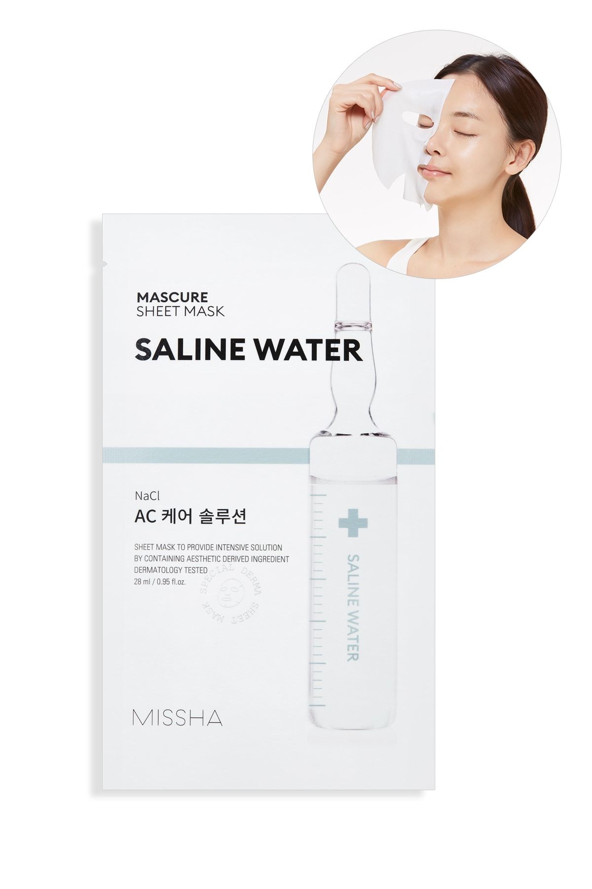 Missha A-C Vitaminleri İçeren Peeling Etkili Yaprak Maske (1ad) Mascure AC Care Solution Sheet Mask