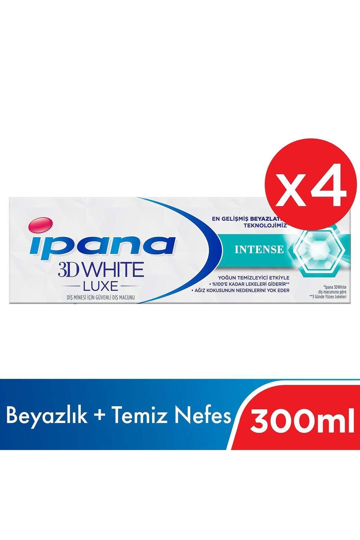 İpana Ipana 3 Boyutlu Beyazlık Luxe Diş Macunu Intense 4*75 Ml