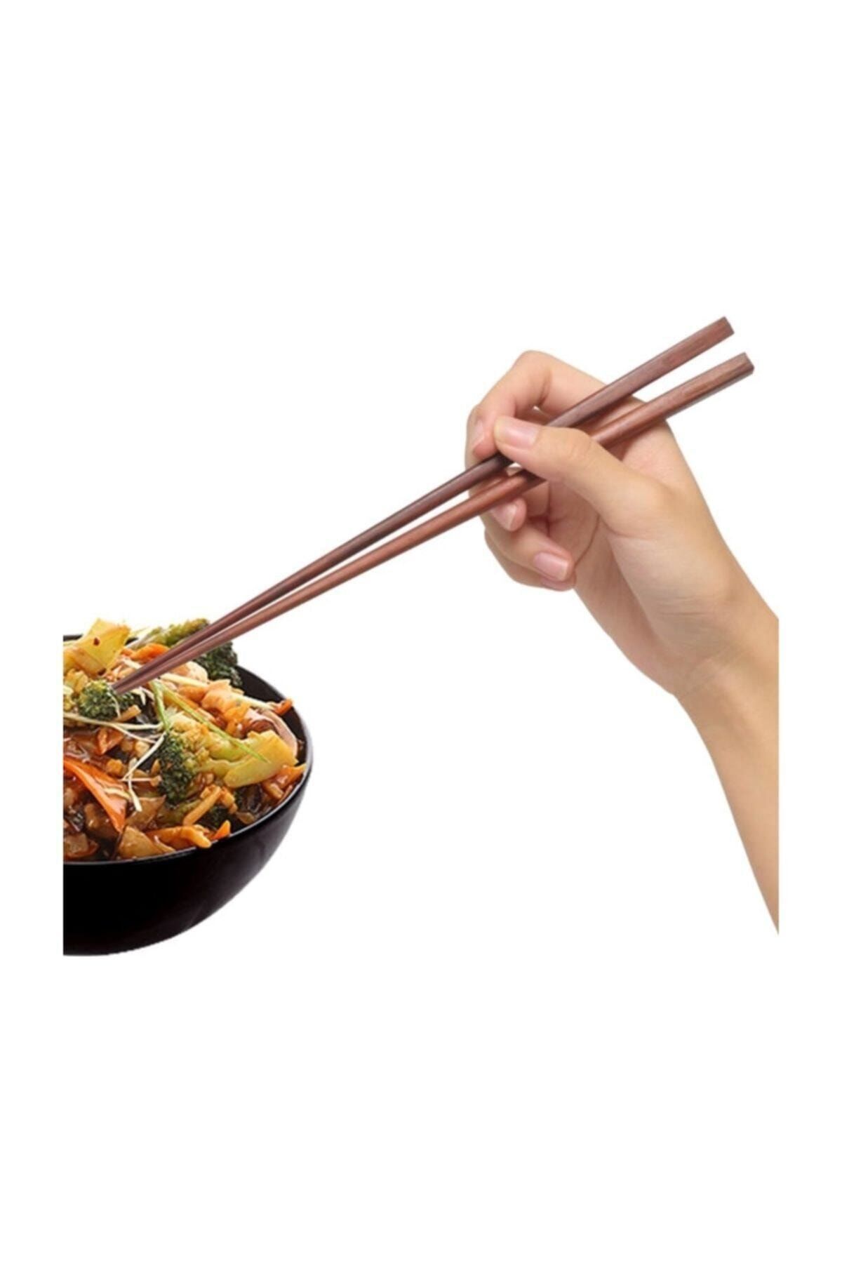 Zzn 20li Çin Yemek Çubukları Chopsticks Japon Usulü Suşi Bambu Çubuğu