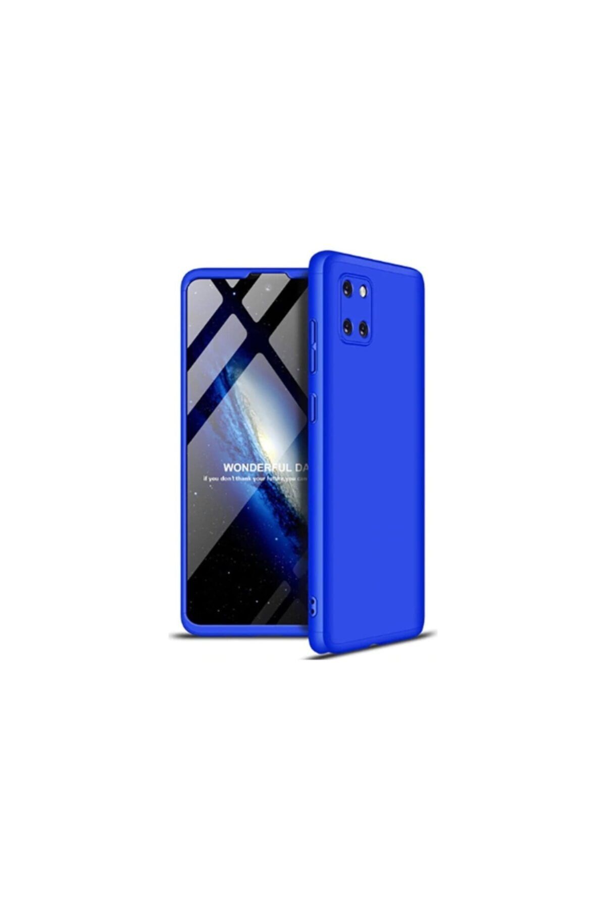 Fibaks Galaxy Note 10 Lite Kılıf 360 Derece 3 Parçalı Tam Koruma Sert Mika Ays Gkk