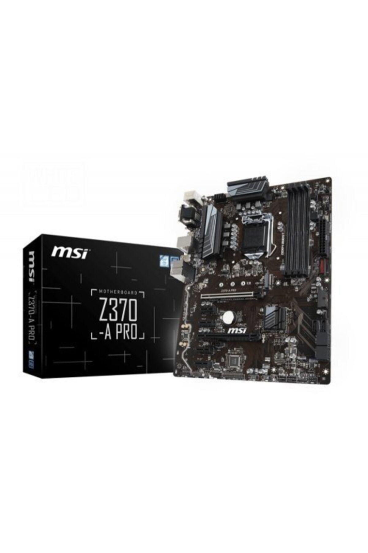 MSI Z370-A PRO Intel Z370 1151-V.2 Soket 4000MHz O.C. DDR4 USB 3.1 DVI&DP Anakart