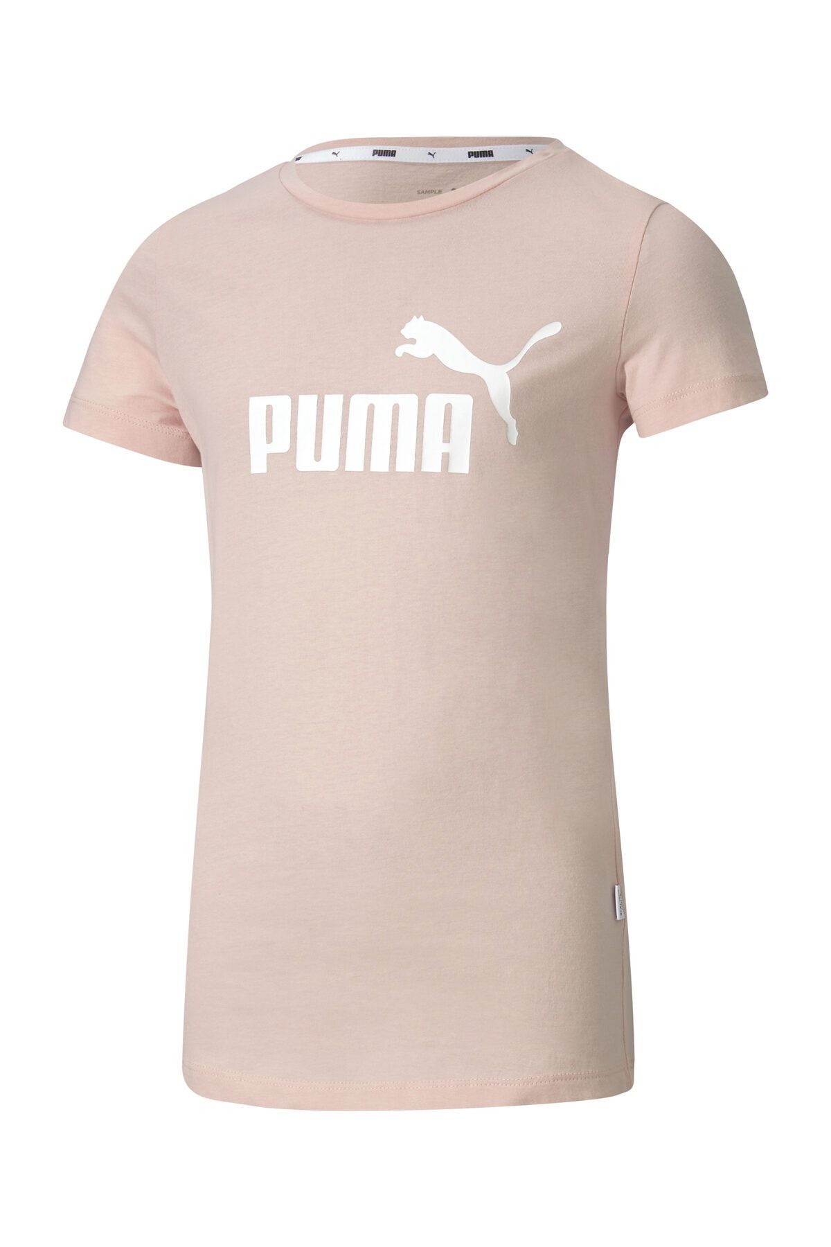 Puma Baskılı Pembe Kız Çocuk T-Shirt