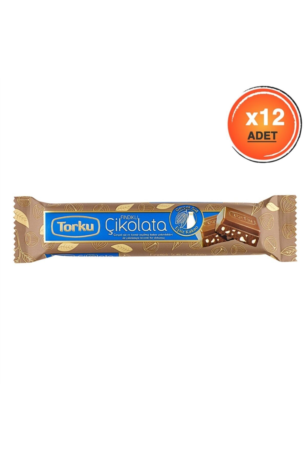 Torku Baton Fındıklı Sütlü Çikolata 35 gr X12