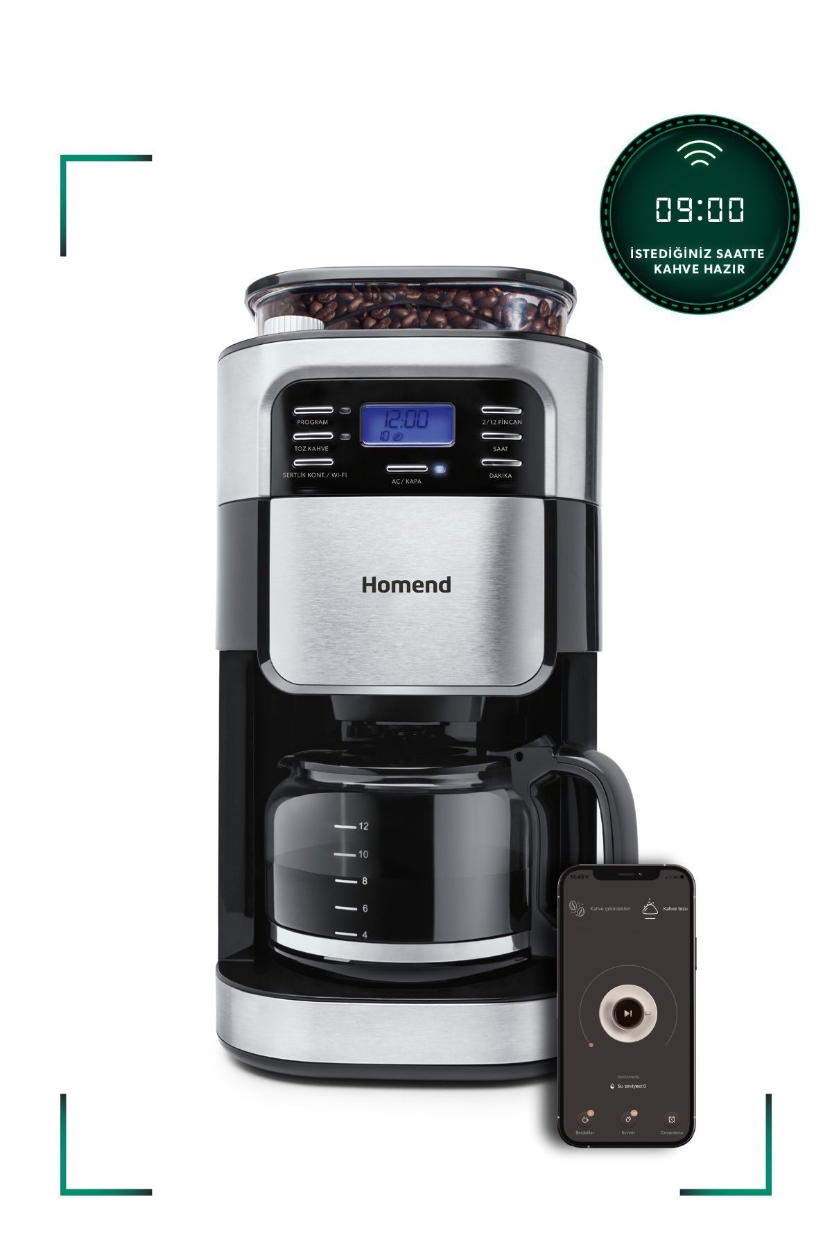 HOMEND Smart Coffeebreak 5007h Filtre Kahve Makinesi