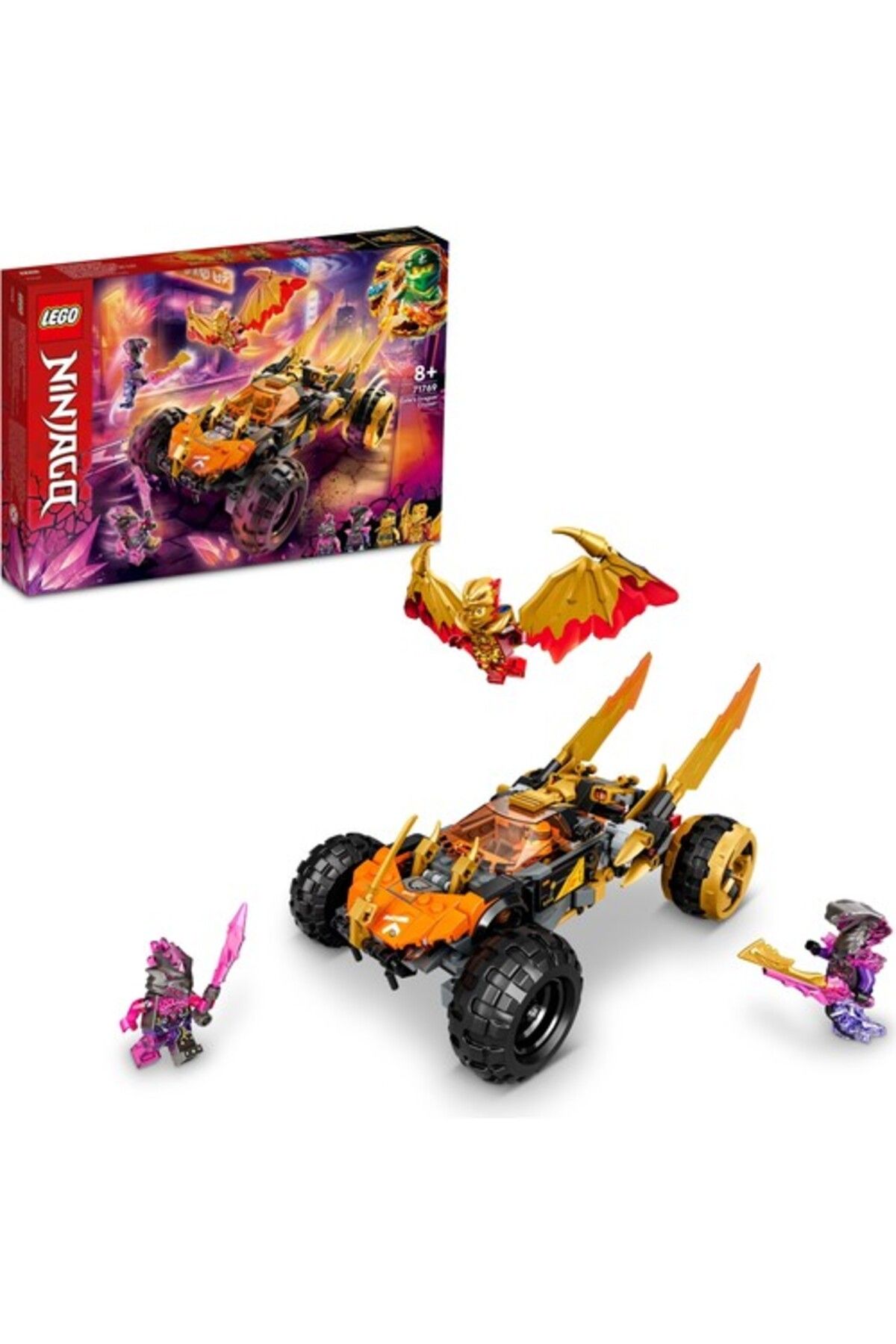 LEGO ® NINJAGO® Cole'un Ejderha Jipi 71769 - 8 Yaş ve Üzeri için Oyuncak Yapım Seti (384 Parça)