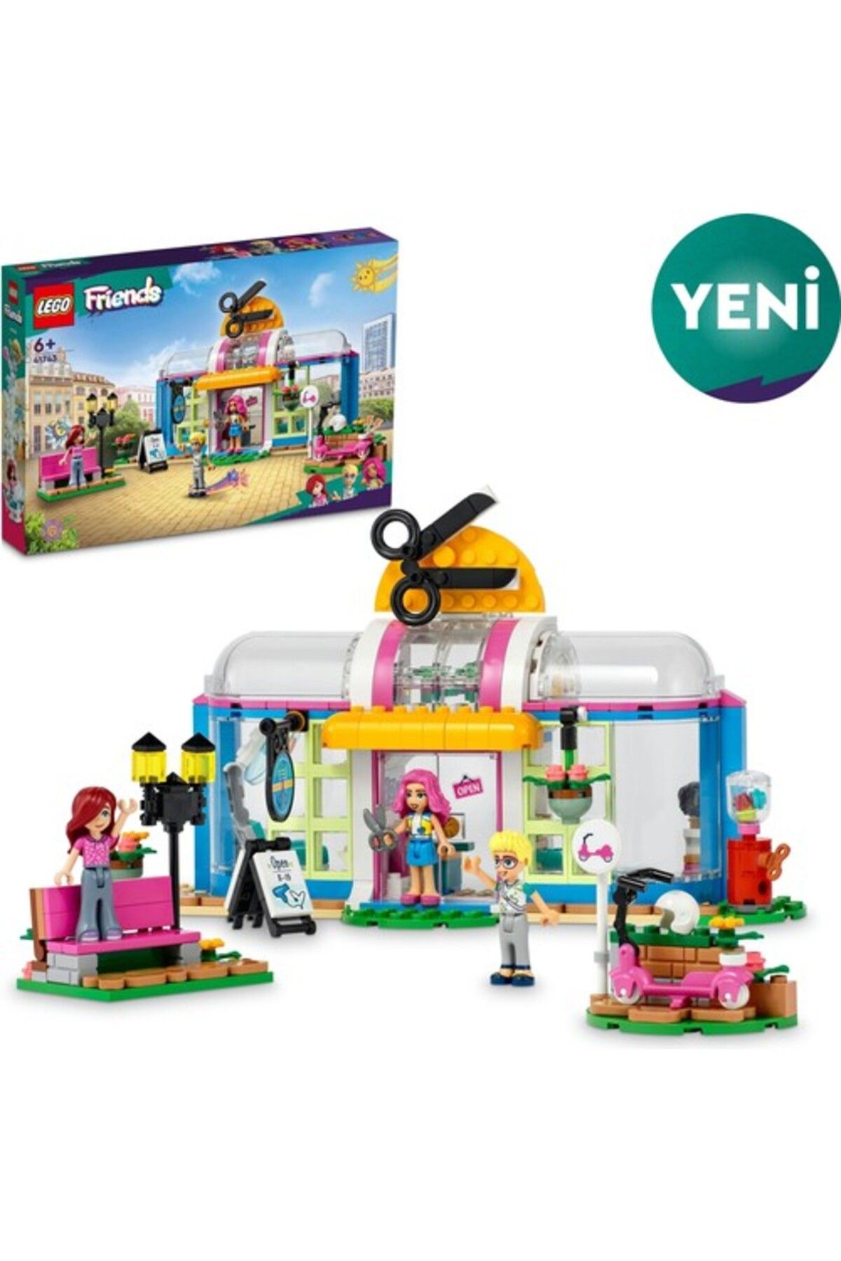 LEGO ® Friends Kuaför Salonu 41743 - 6 Yaş ve Üzeri Çocuklar İçin Oyuncak Yapım Seti (401 Parça)