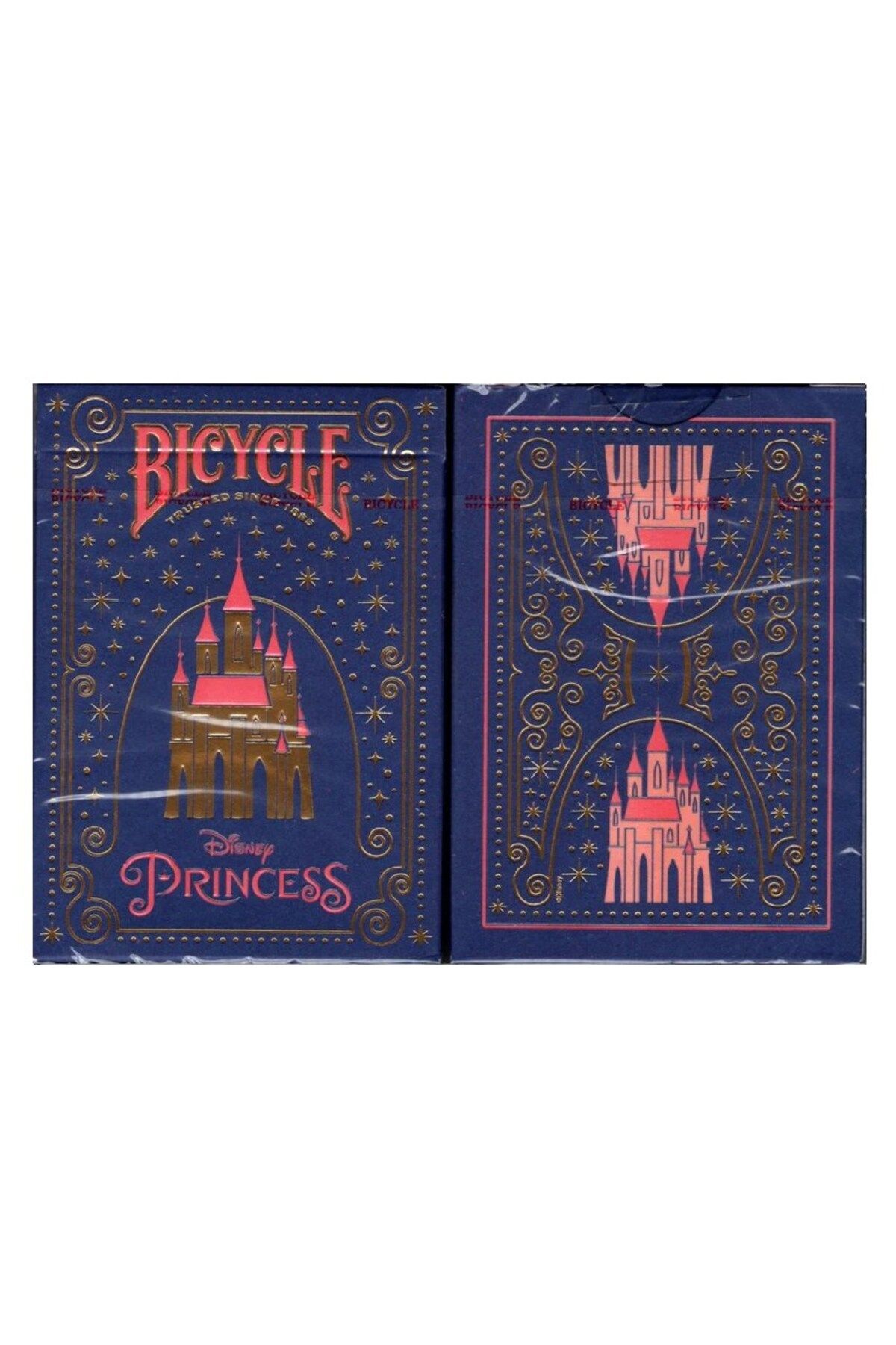OyuncaklarÜlkesi Bicycle Disney Princess Navy Premium Oyun Kağıdı Koleksiyonluk iskambil Kartları