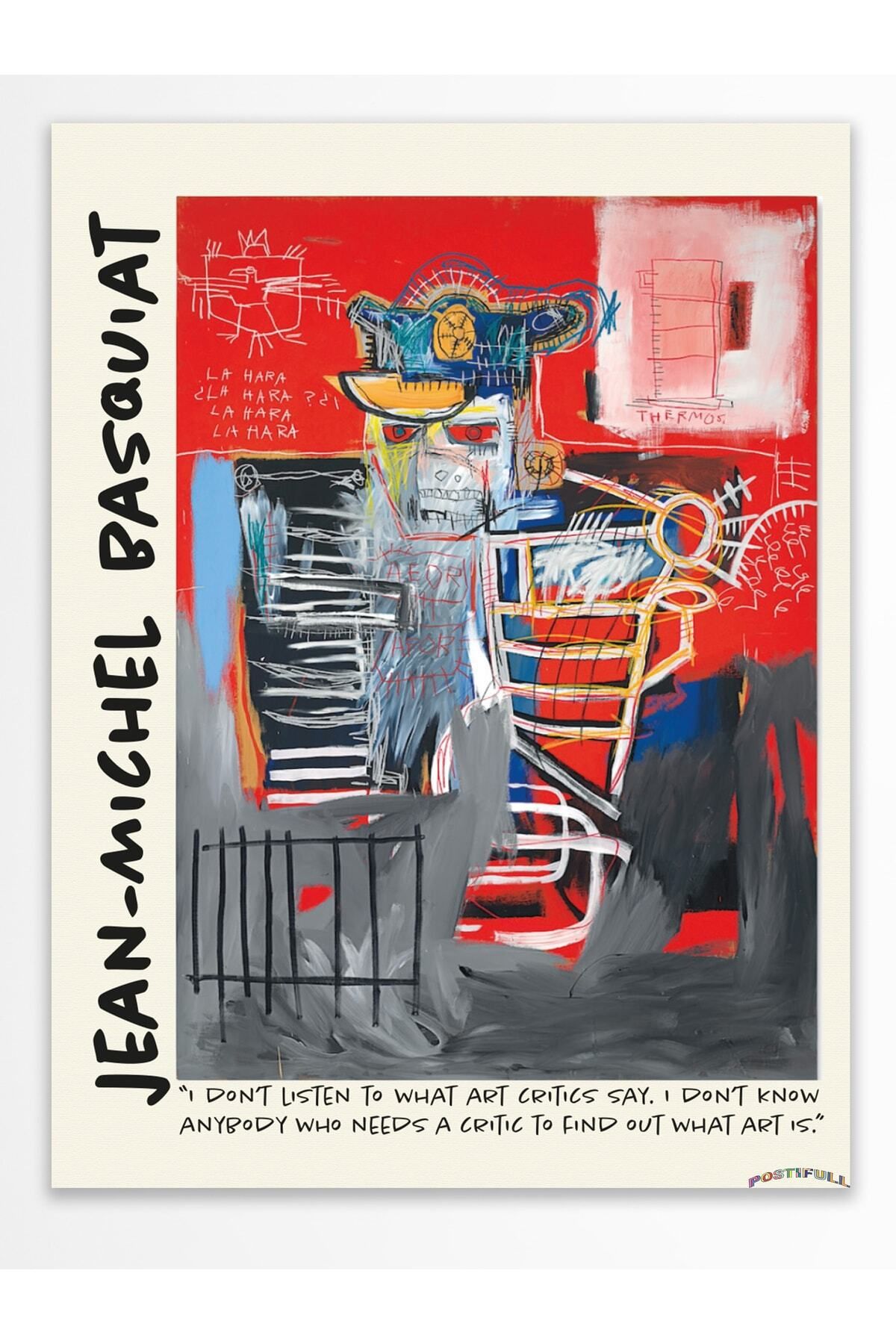 postifull Jean-michel Basquiat Duvar Posteri, Modern Sanat, Sanat Serisi Poster - Kalın Kağıt - Çerçevesiz