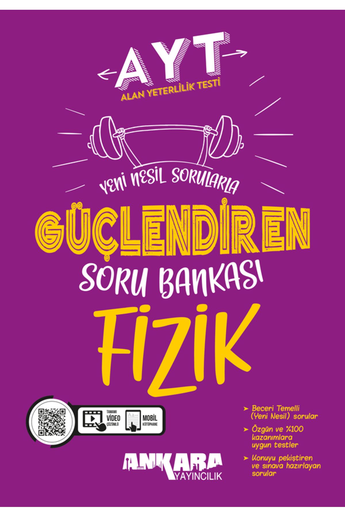 Ankara Yayıncılık Edu Kırtasiyem AYT Fizik Güçlendiren Soru Bankası Ankara Yayıncılık