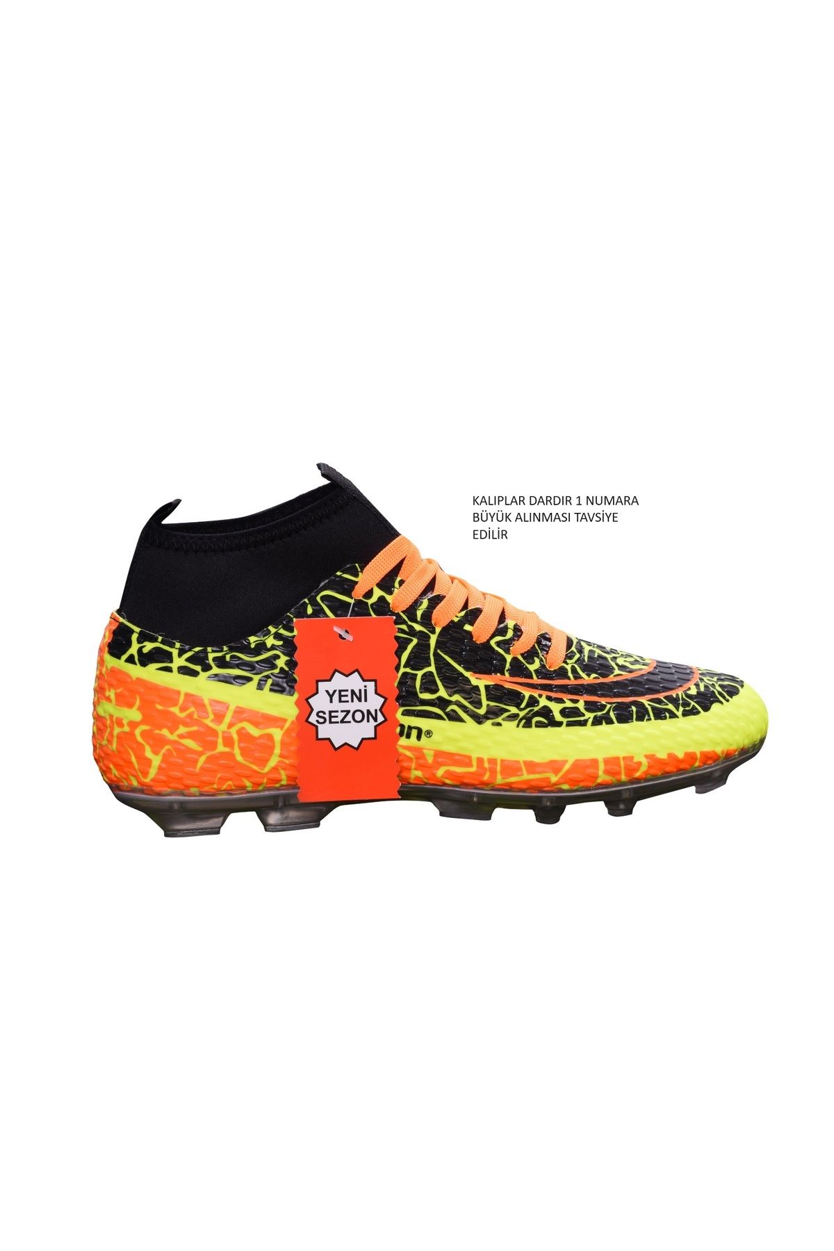 Lion Super Mercury Bilekli Çoraplı Krampon Futbol Ayakkabısı LİON-1071-KR TYCH239YHN169659927272417
