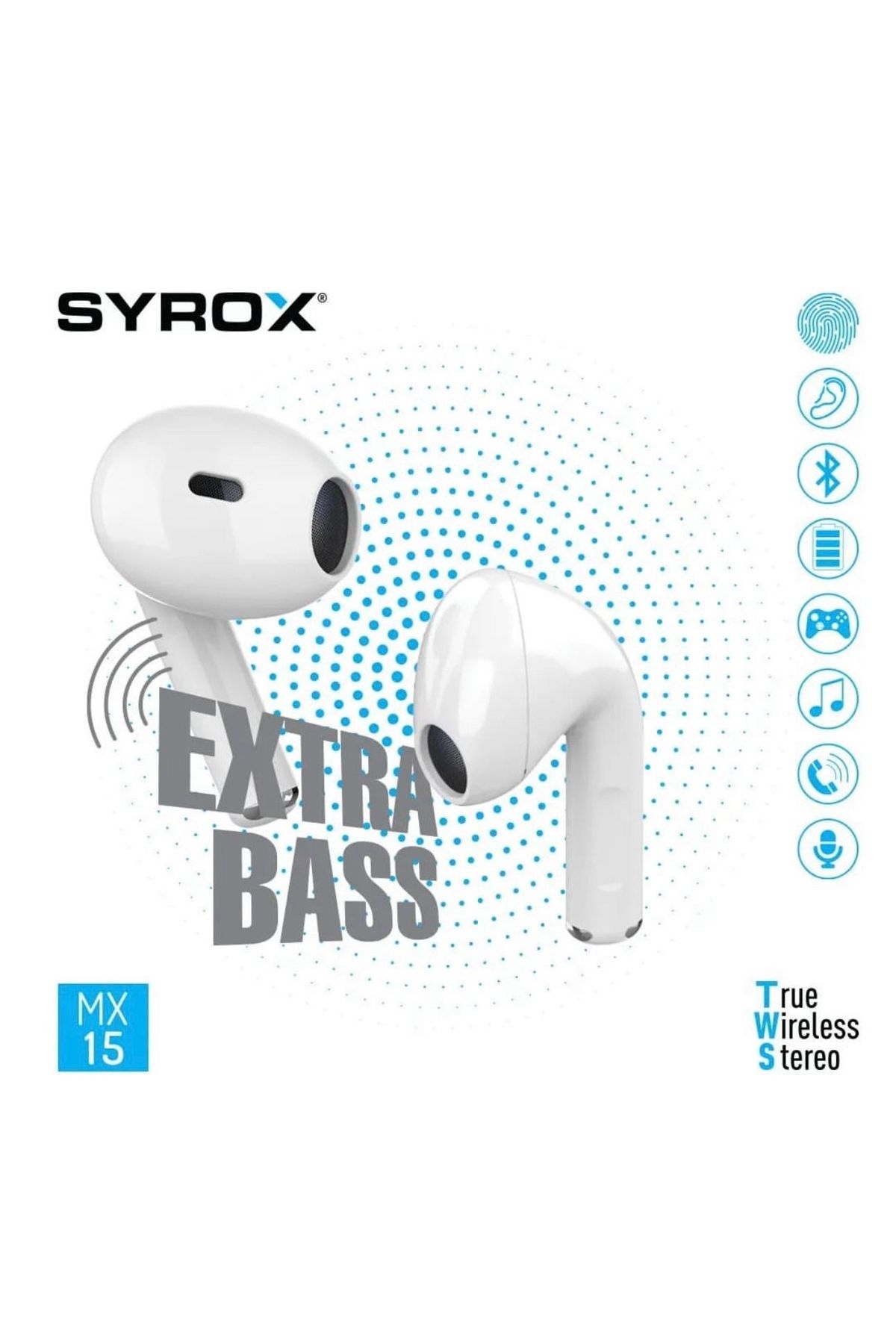 Syrox MX15 Tws Bluetooth Kulaklık