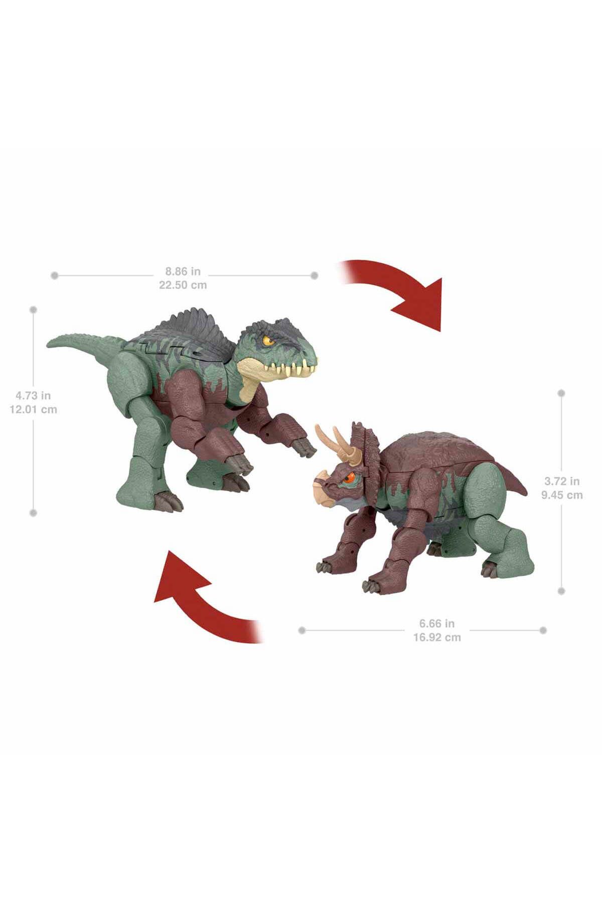 Jurassic World Değişim Serisi Çifte Tehlike Büyük Dinozor Figürleri HPD33 - Giganotosaurus &am
