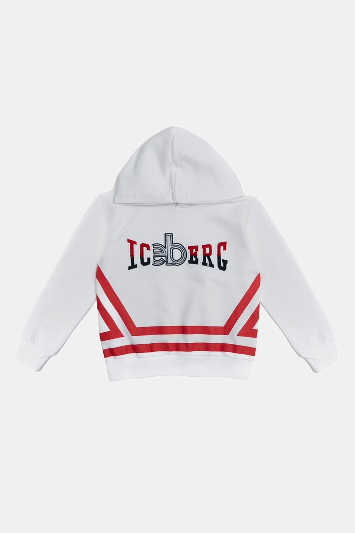 Iceberg Bg Store Erkek Çocuk Beyaz Sweatshirt 23ssımf3103