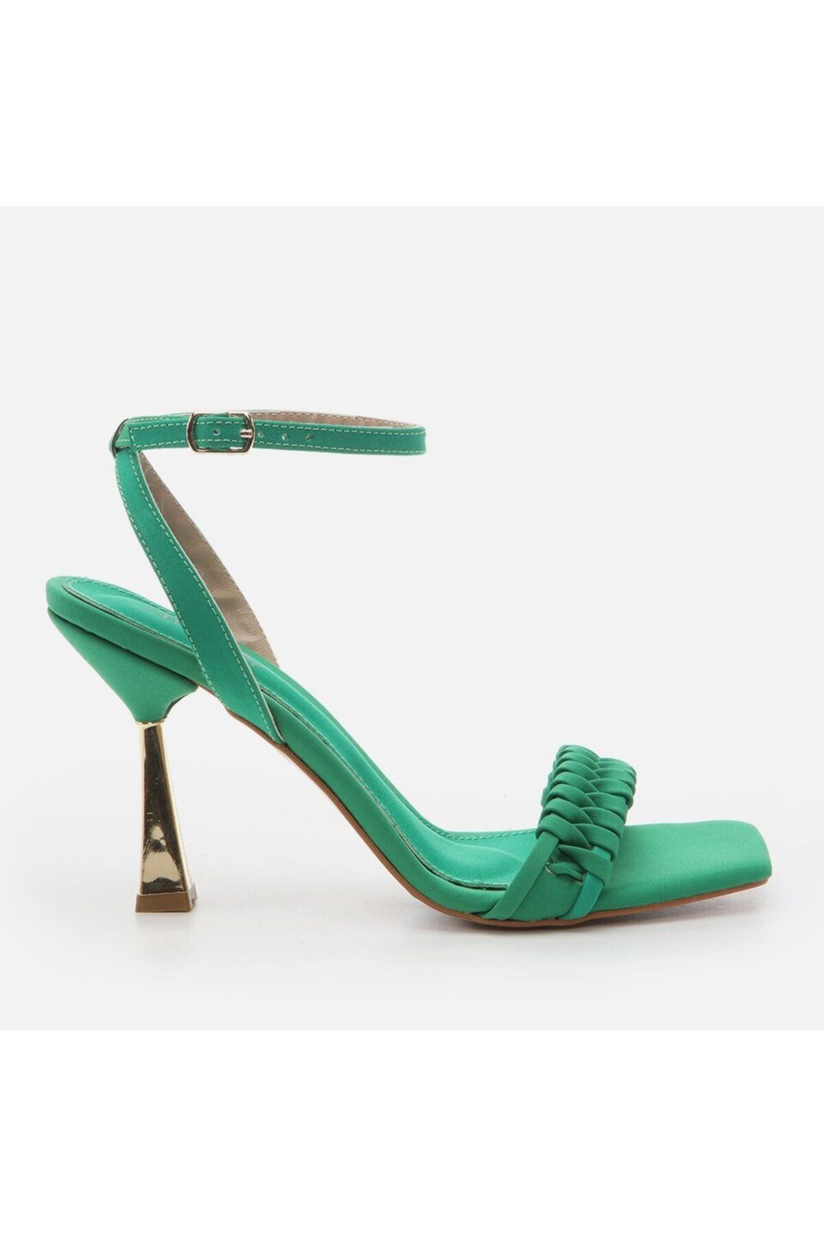 Hotiç Yeşil Kadın Topuklu Sandalet