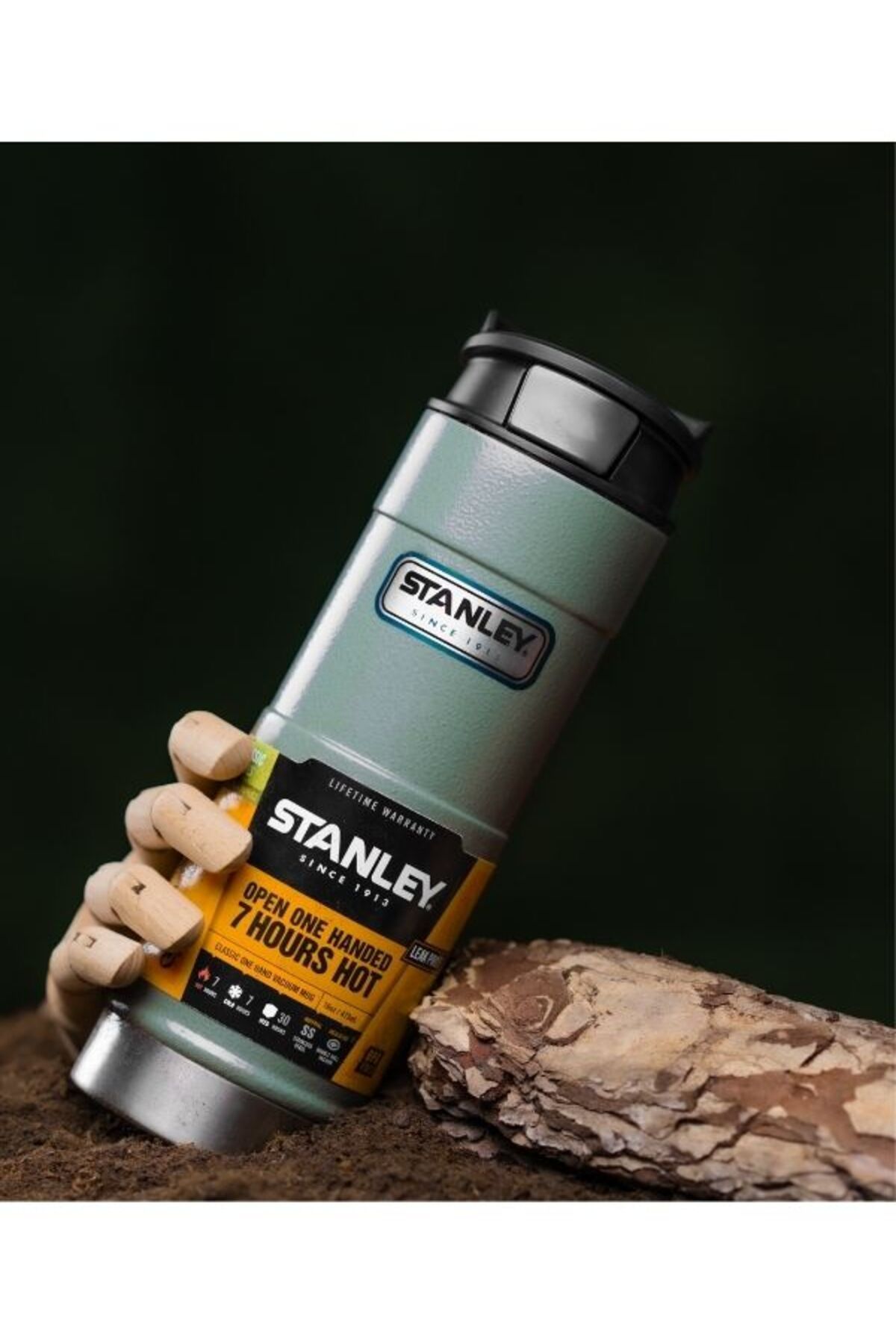 Stanley One Hand Mug Termos 0,47 LT - Yeşil